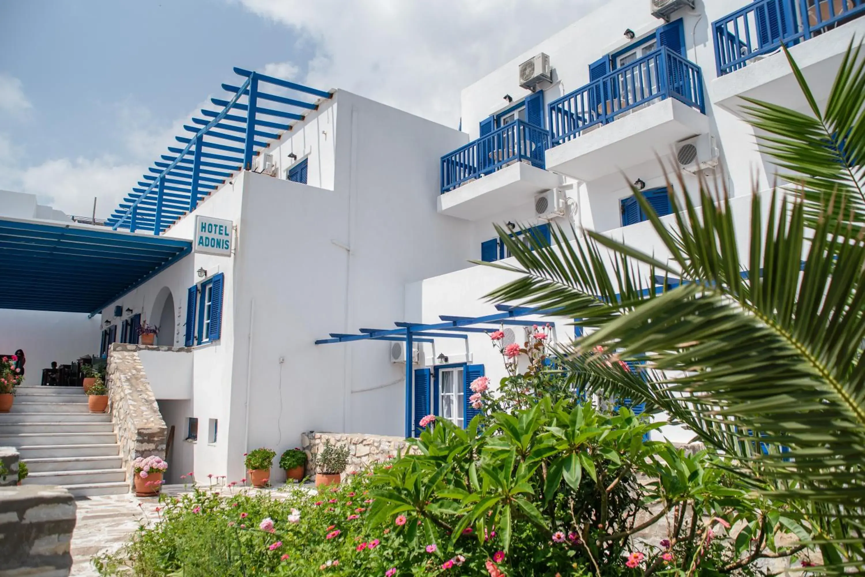 Property building in Adonis Hotel Naxos Property building in Adonis Hotel Naxos