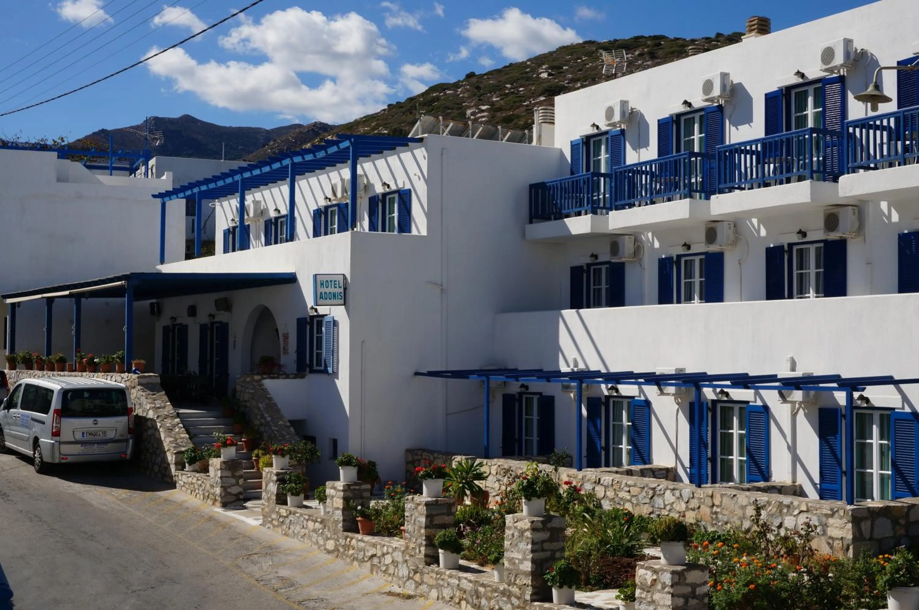 Property building in Adonis Hotel Naxos