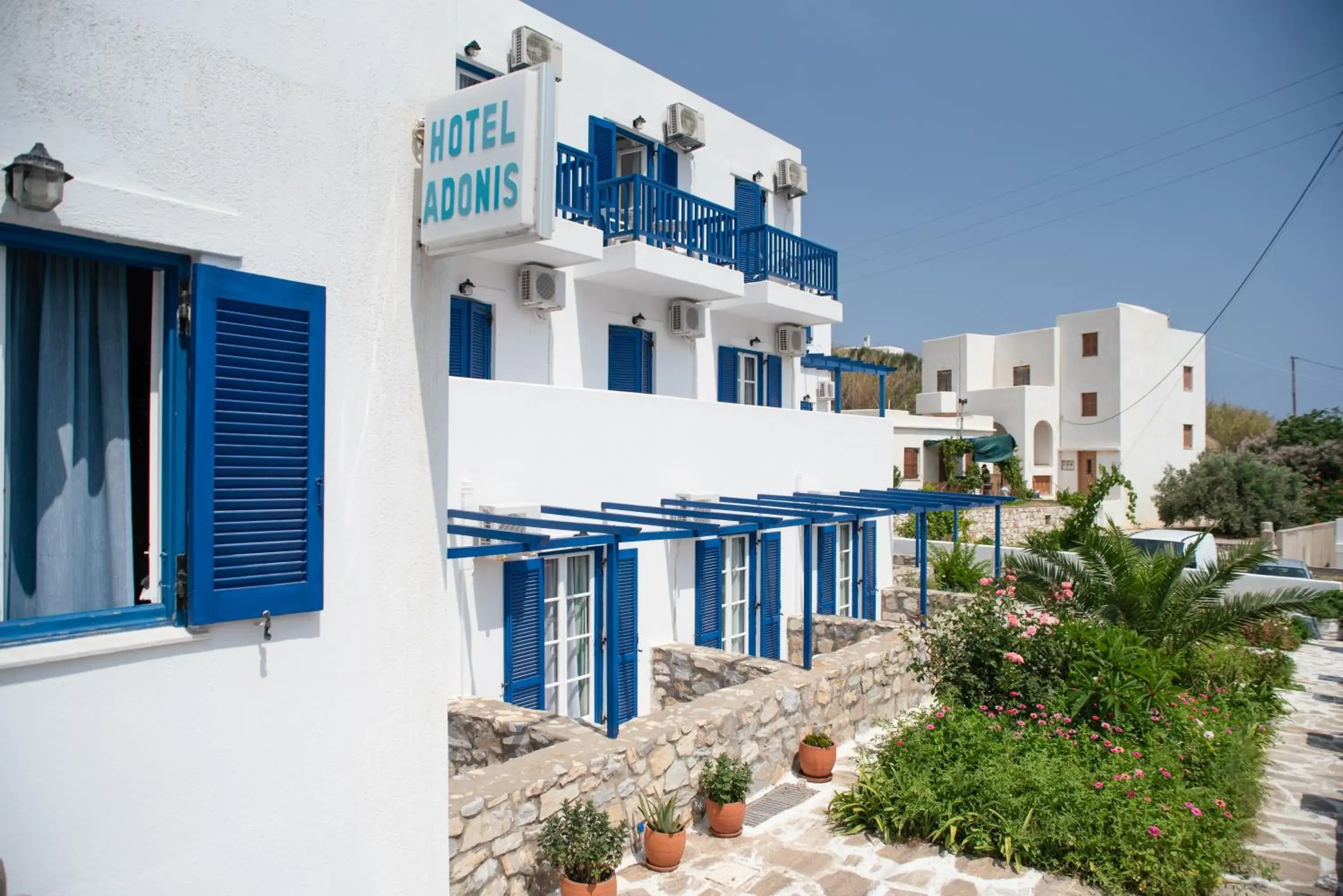 Property building in Adonis Hotel Naxos Property building in Adonis Hotel Naxos