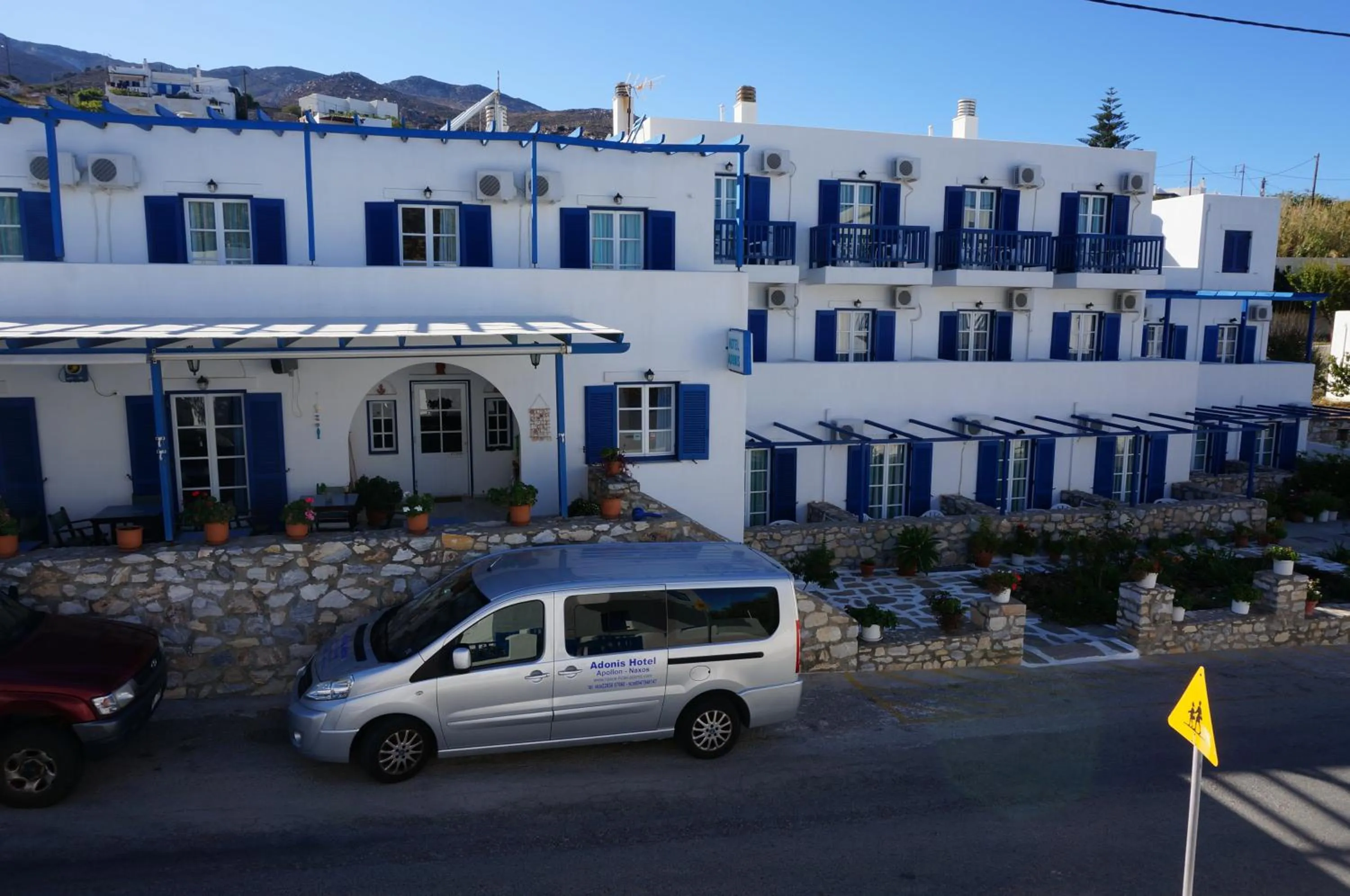Property building in Adonis Hotel Naxos