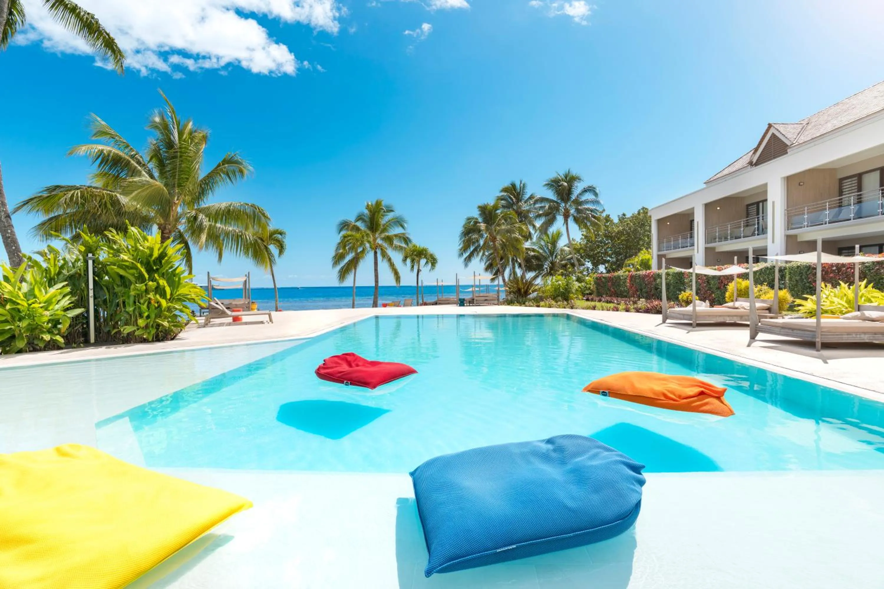 Pool view in Cook's Bay Hotel & Suites