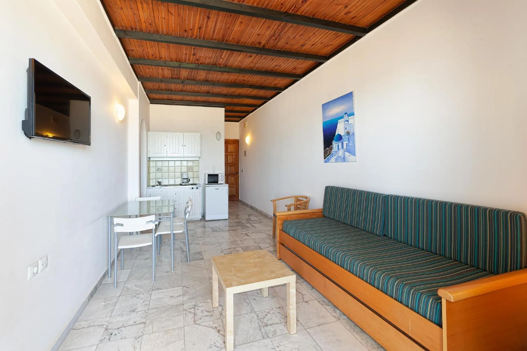 Living room in Olympic Suites