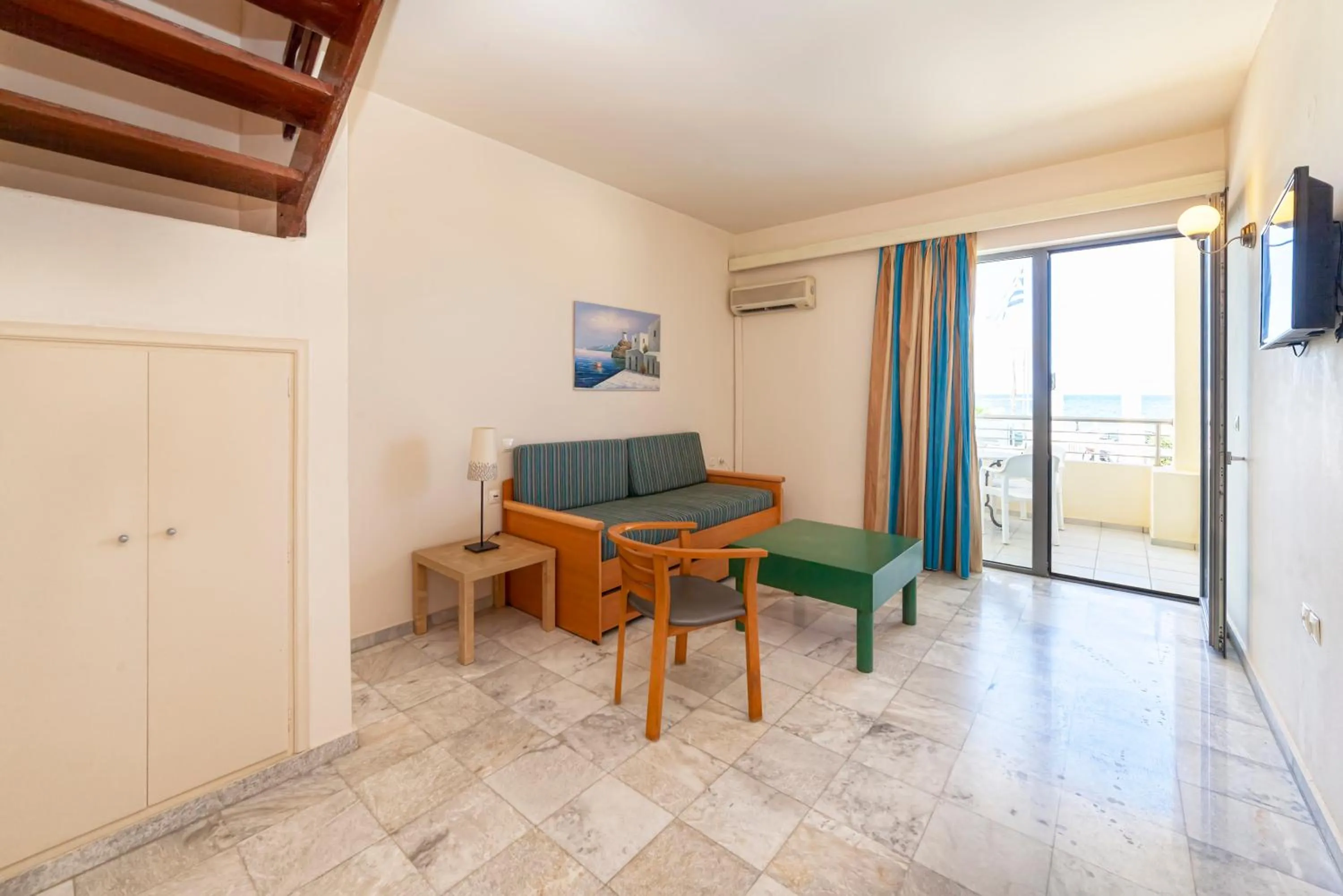 Living room in Olympic Suites