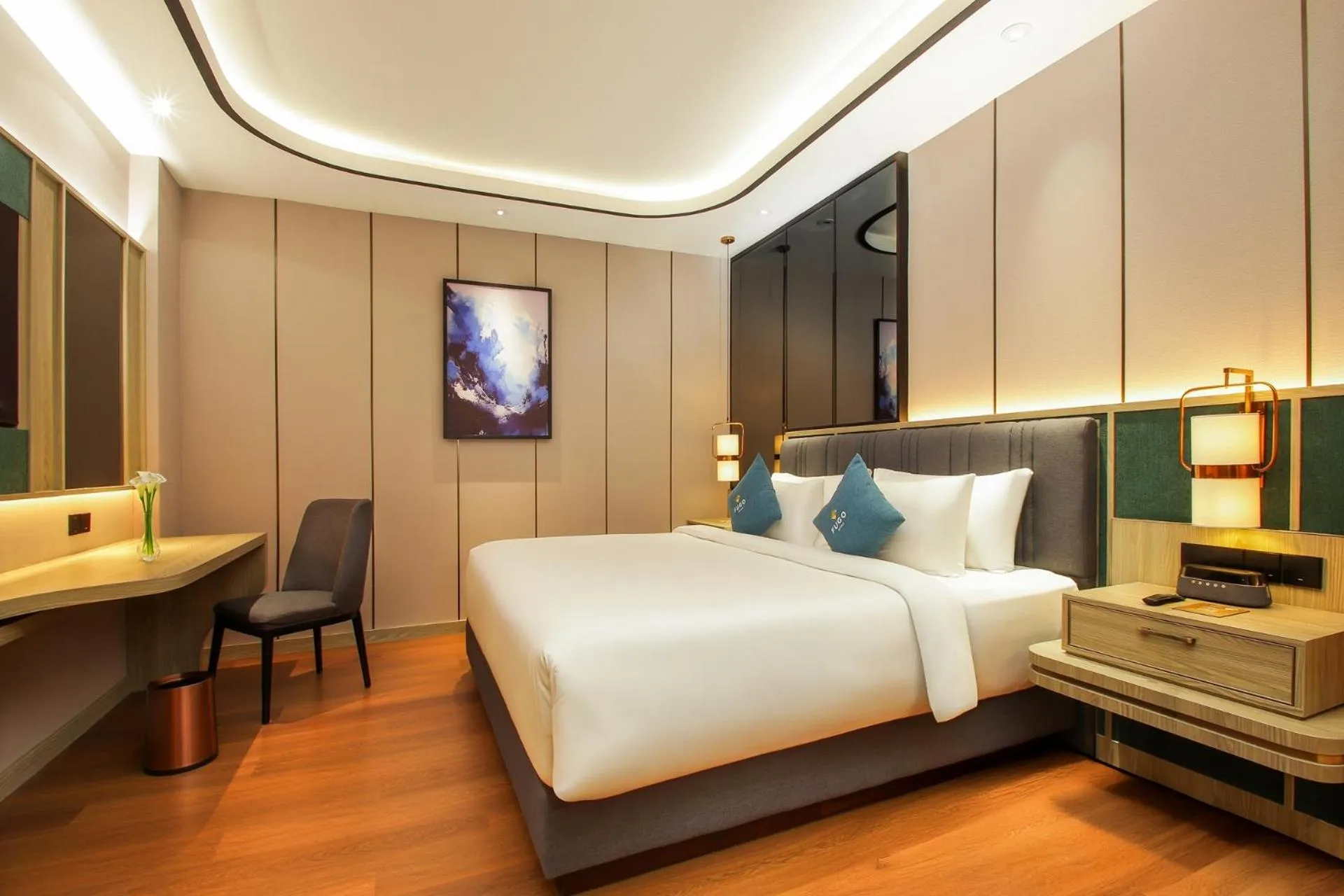 Bedroom, Bed in FUGO Hotel Banjarmasin