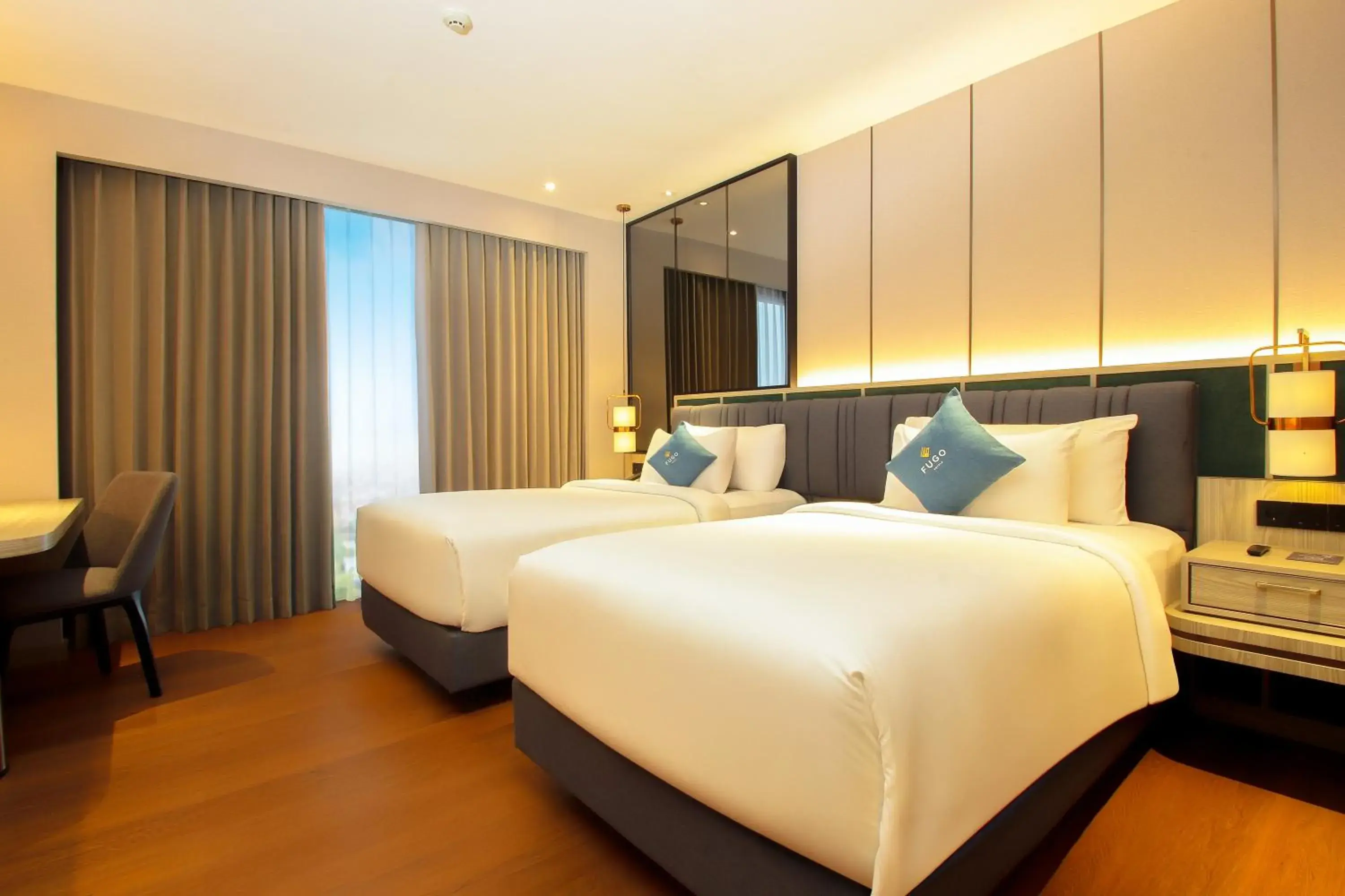 Superior Twin Room in FUGO Hotel Banjarmasin Superior Twin Room in FUGO Hotel Banjarmasin