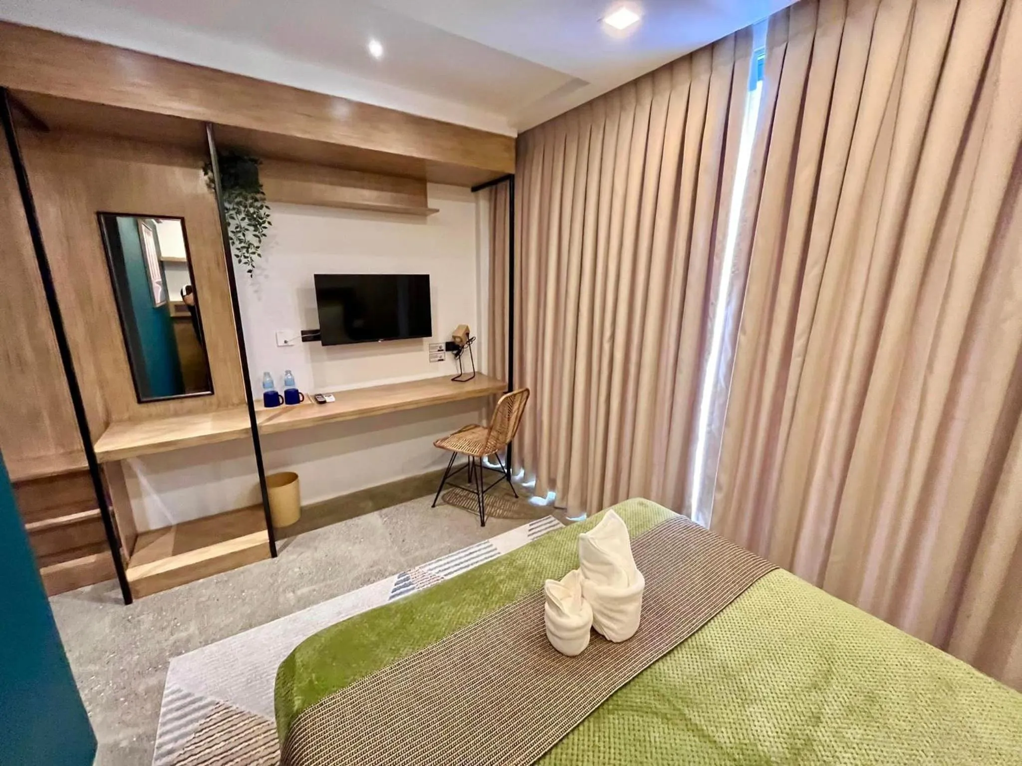 Bed in Prince Express Inn