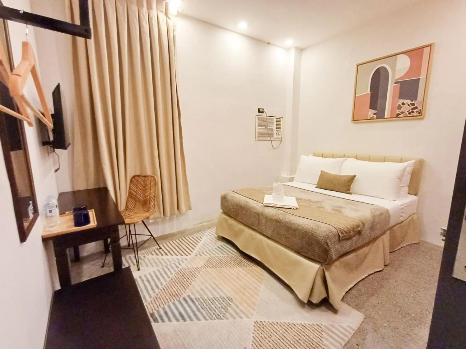 Bed in Prince Express Inn