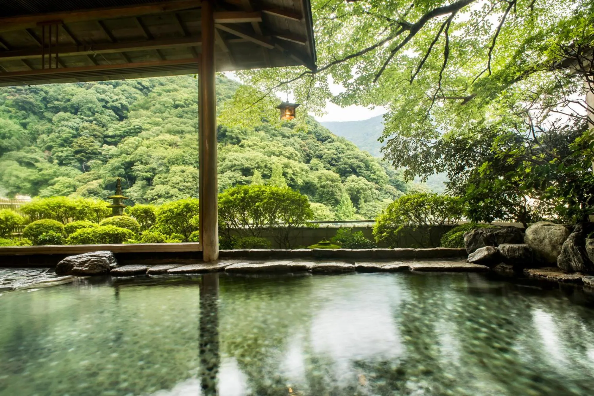 Natural landscape in Senkei Plaza