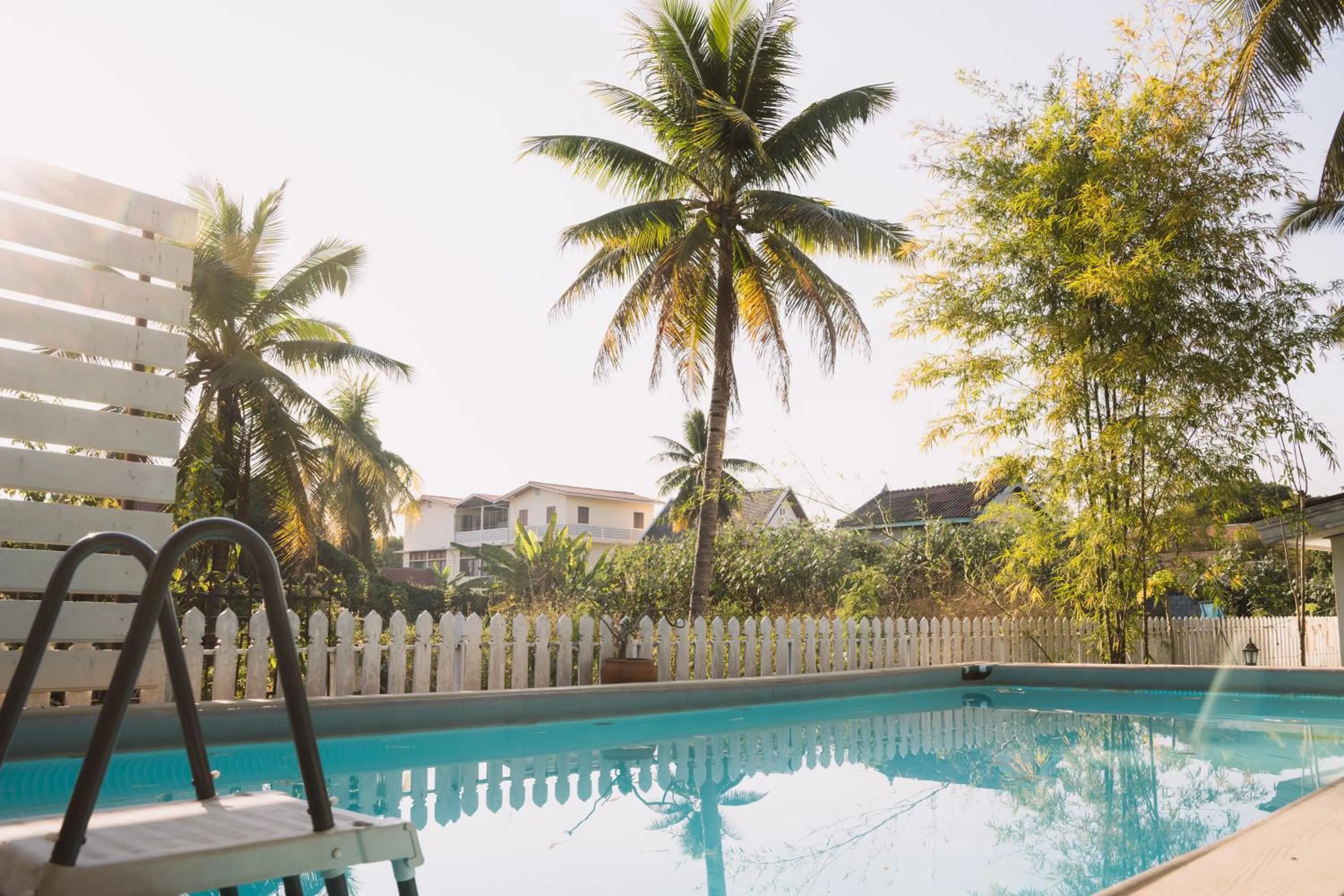 Pool view in Baan Pila
