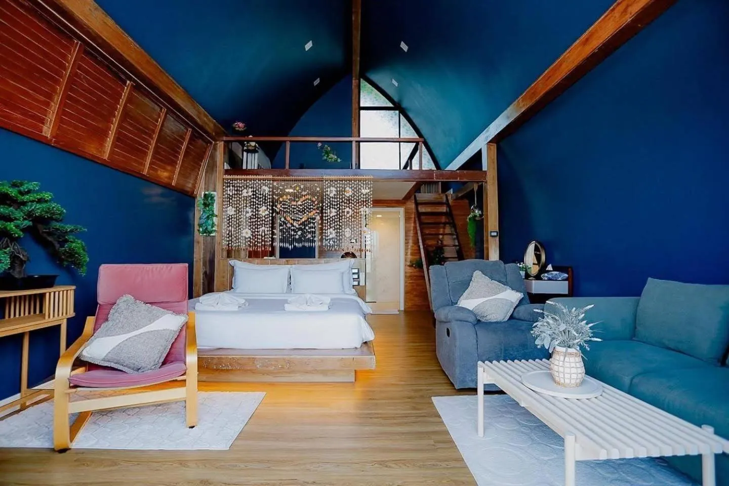 Bed in IP PLUS BEACH RESORT Koh Larn