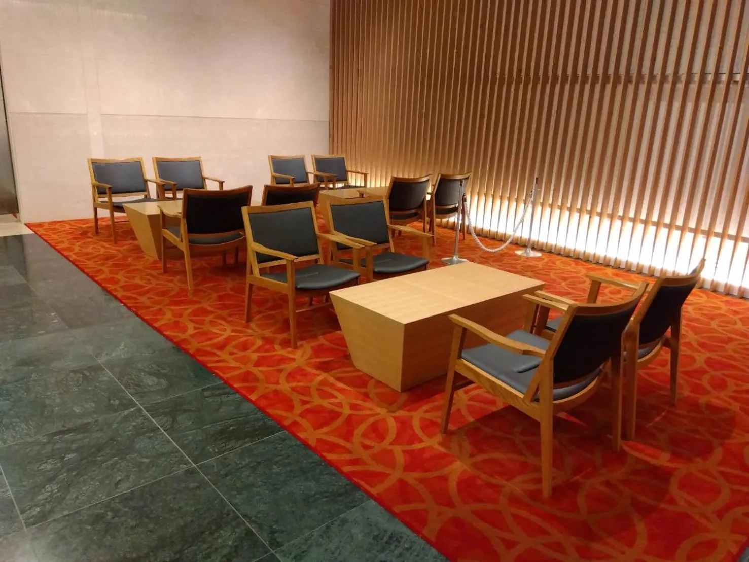 Seating area in Odysis Suites Osaka Airport Hotel