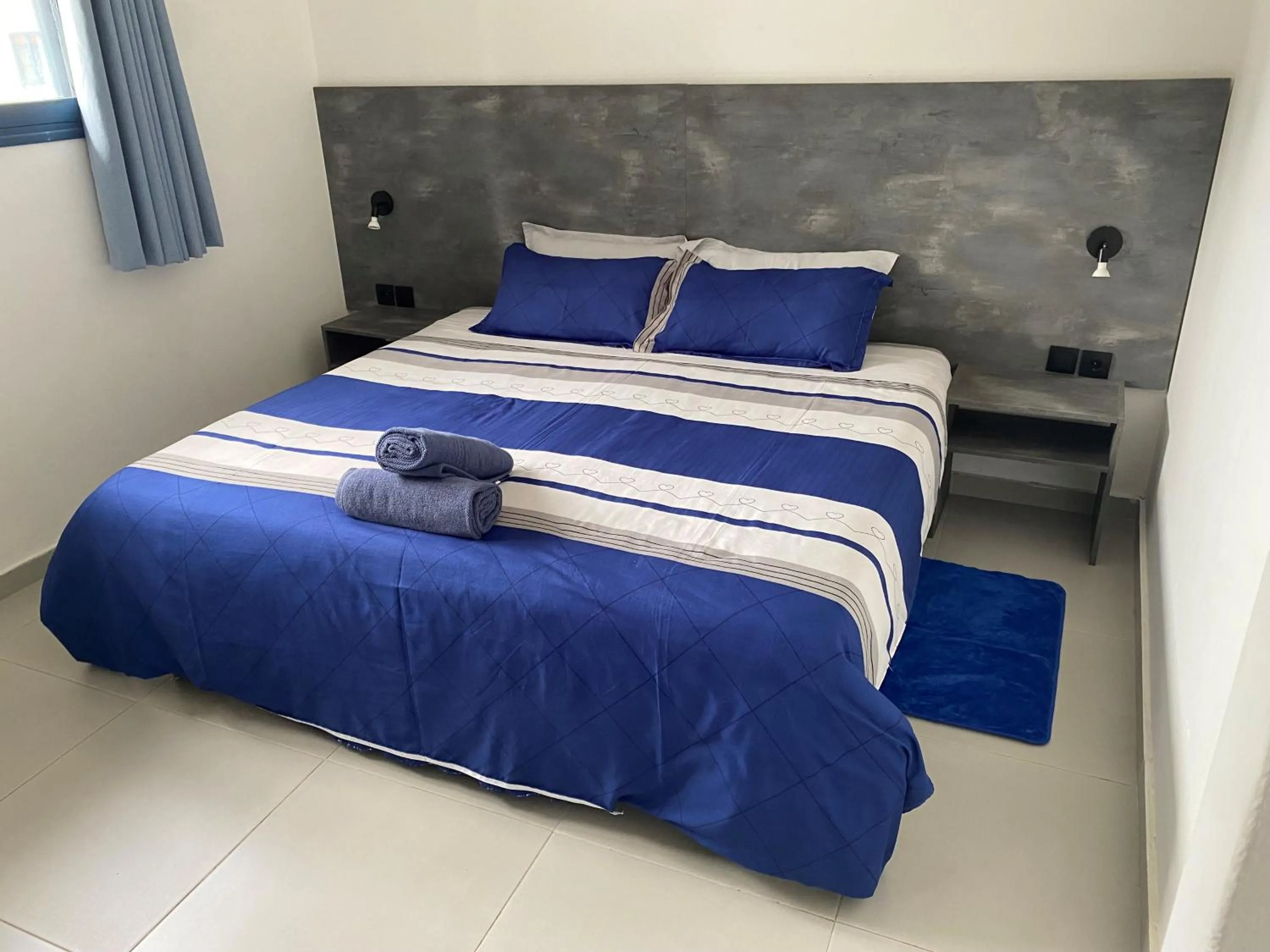 Bed in Ponta Mar Resort