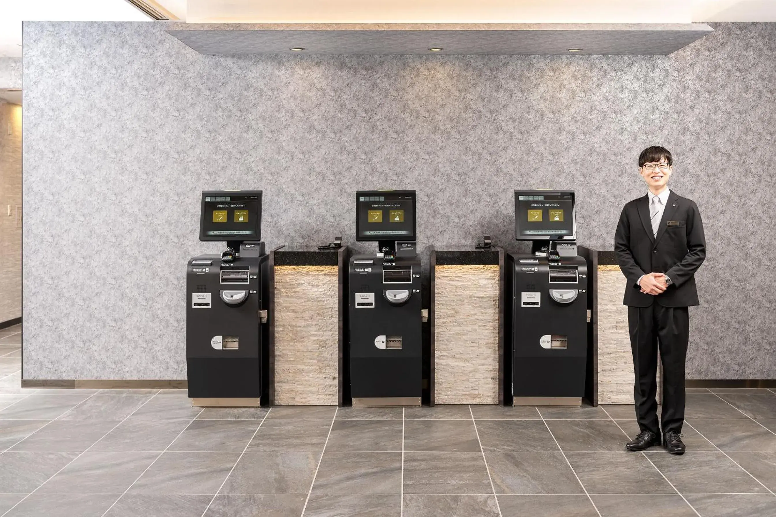 Lobby or reception in Shizutetsu Hotel Prezio Osaka Shinsaibashi Lobby or reception in Shizutetsu Hotel Prezio Osaka Shinsaibashi