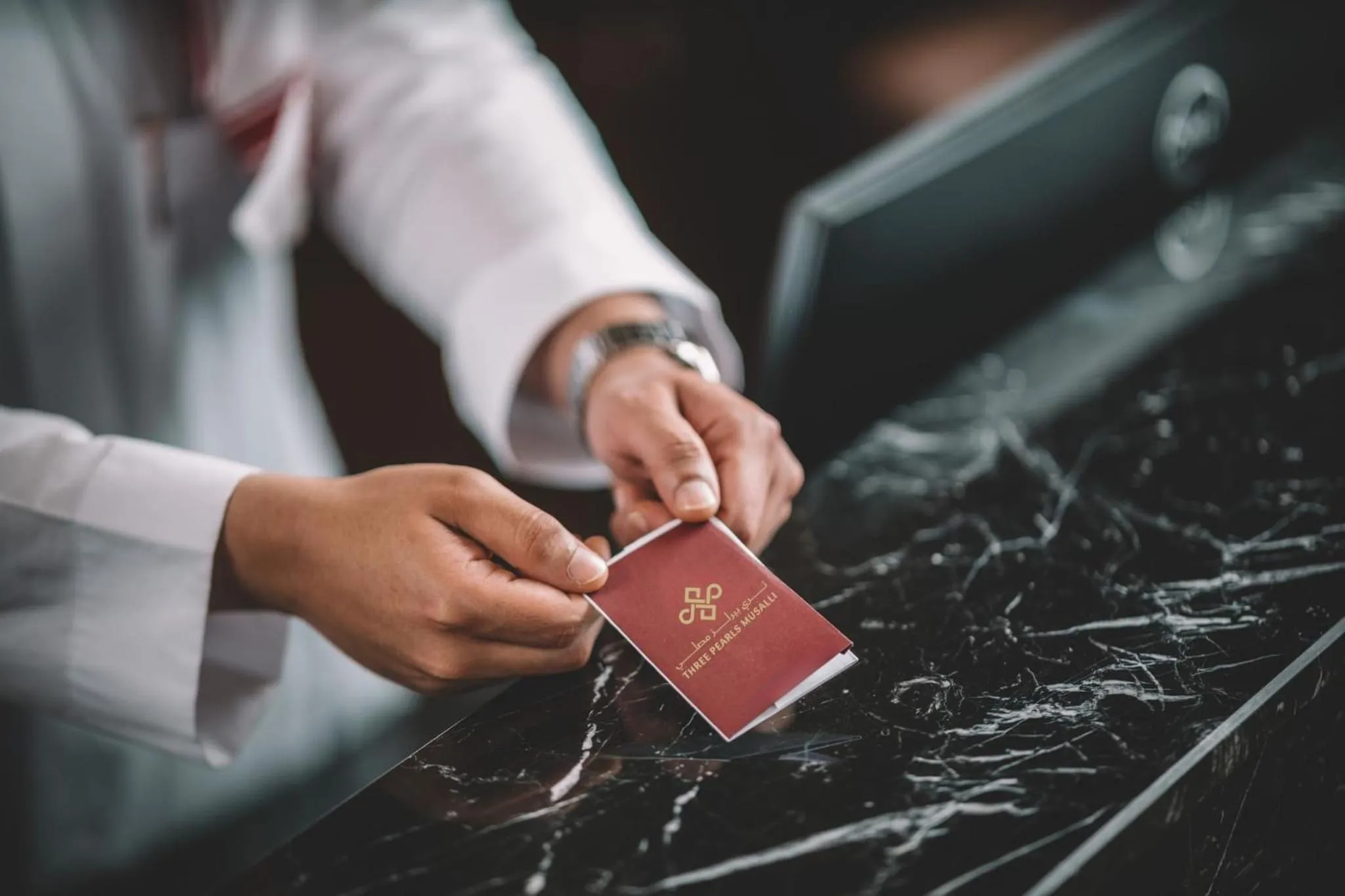 Lobby or reception in Three Pearls Musalli Hotel