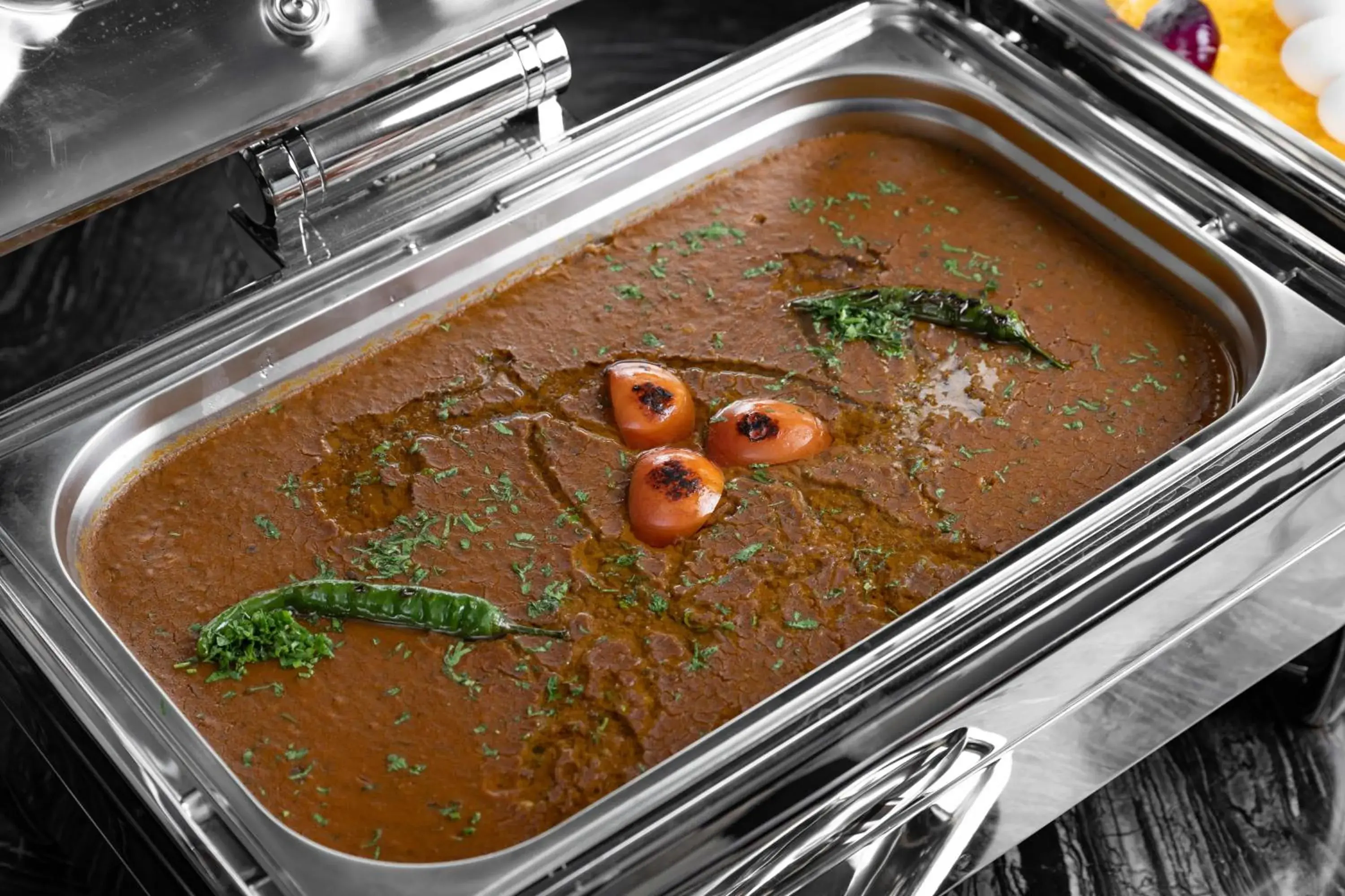 Food close-up in Three Pearls Musalli Hotel Food close-up in Three Pearls Musalli Hotel