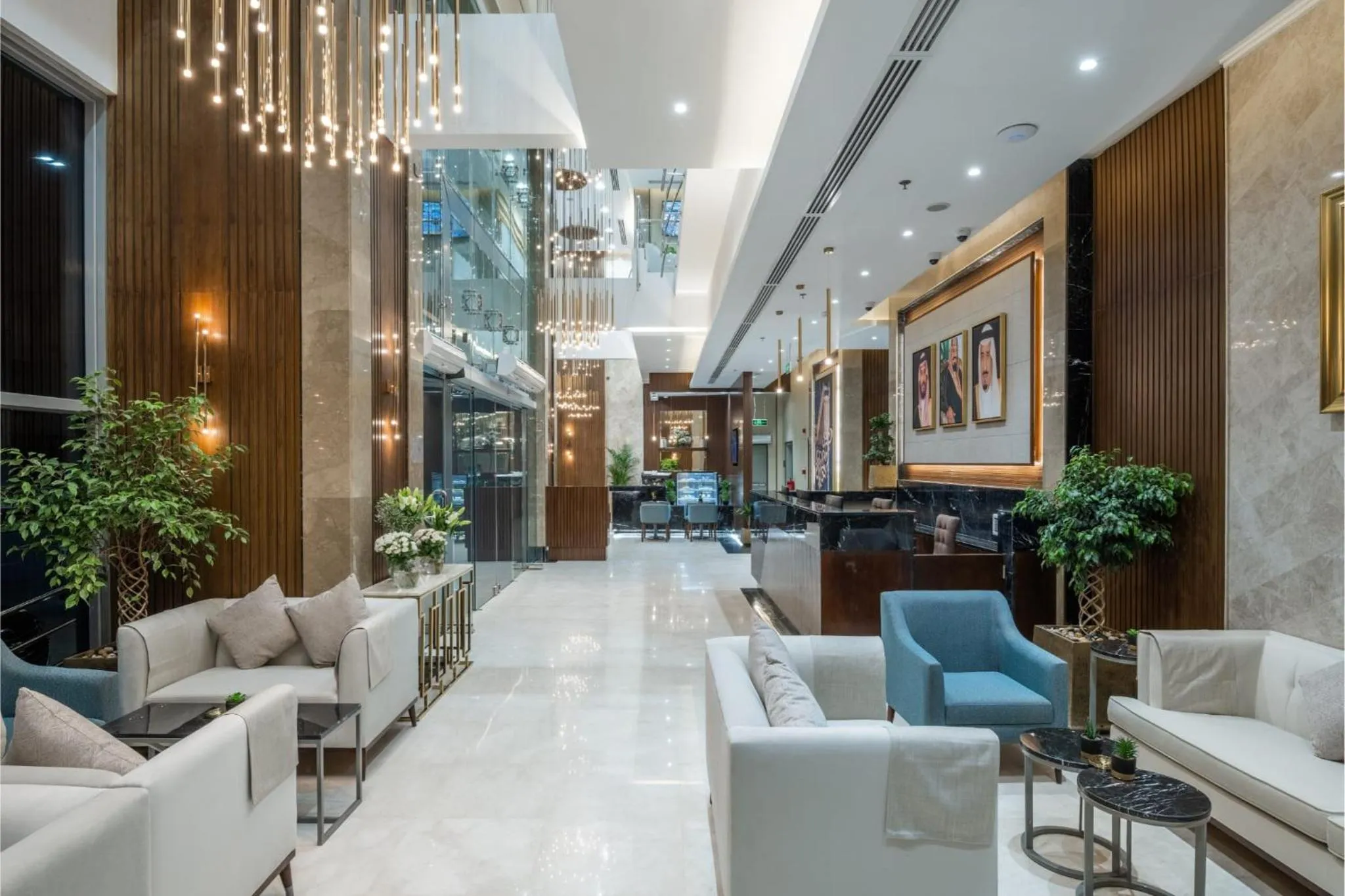 Lobby or reception in Three Pearls Musalli Hotel
