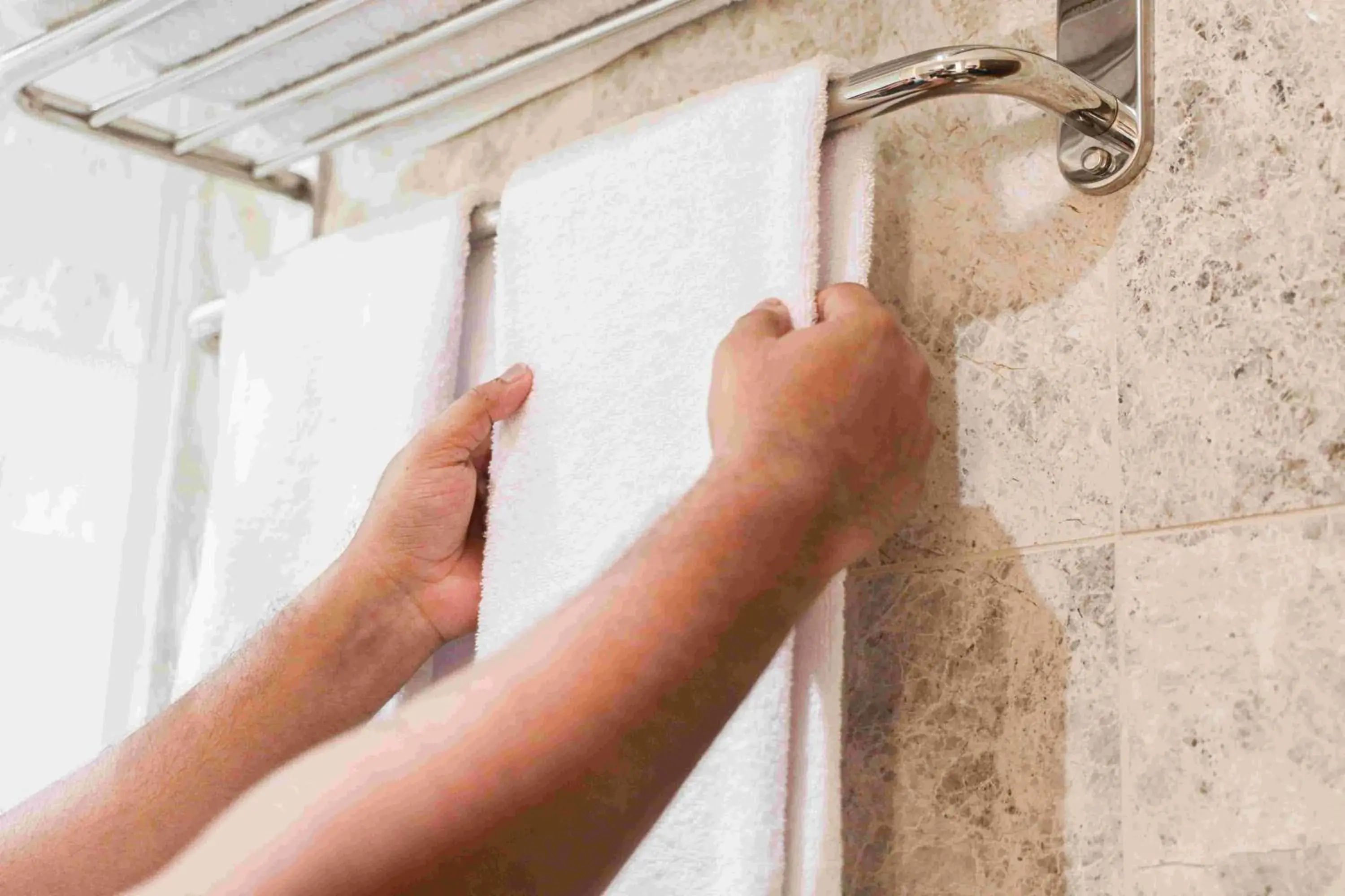 Bathroom in Three Pearls Musalli Hotel Bathroom in Three Pearls Musalli Hotel