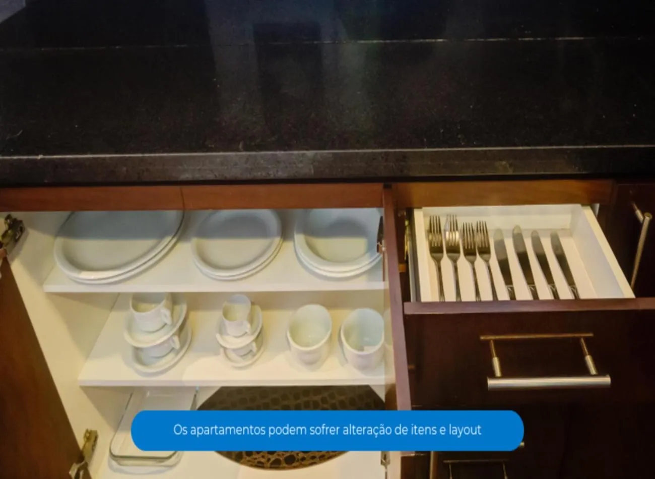 kitchen in Roomo Transamerica SP GeorgeV Itaim Bibi