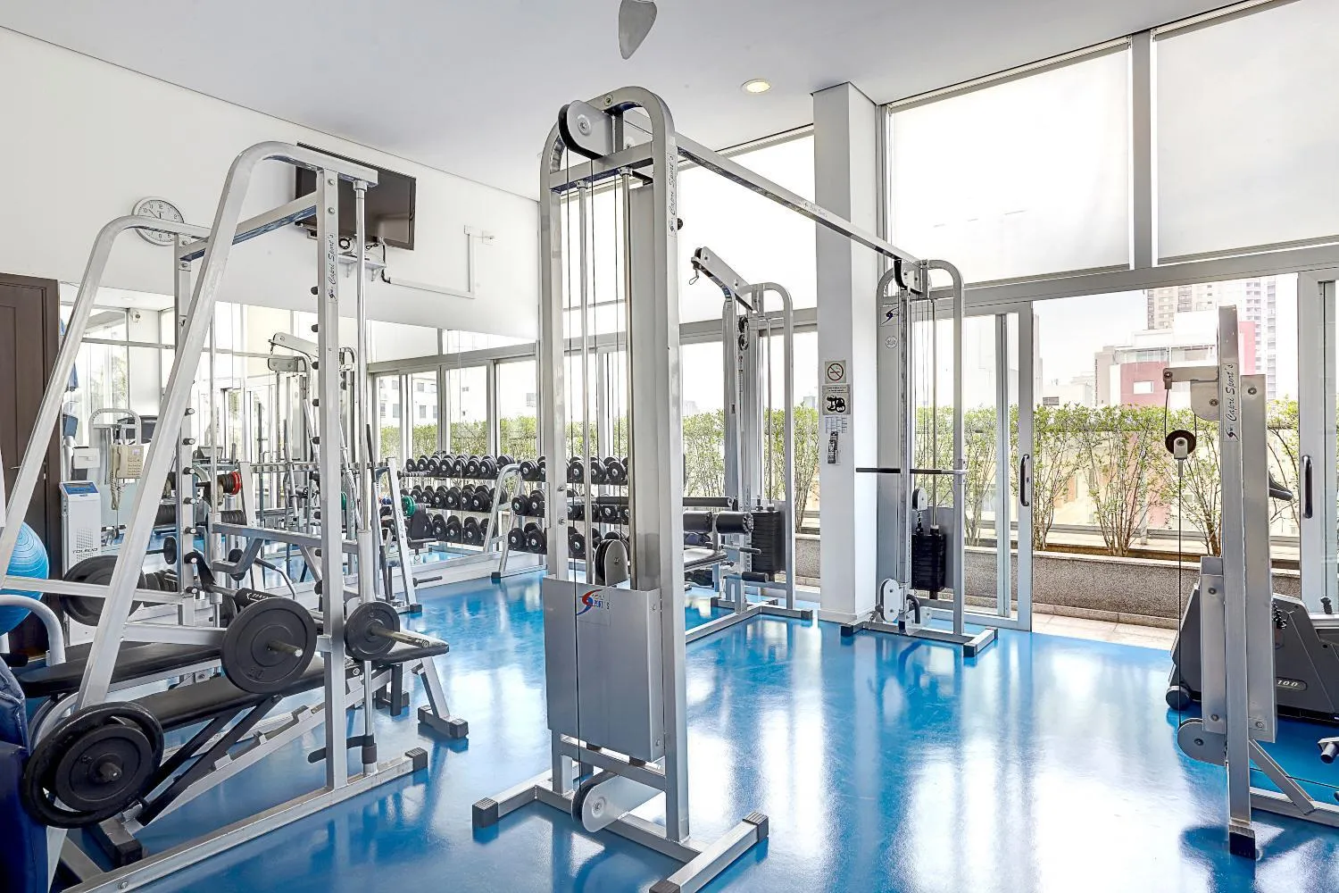 Fitness centre/facilities in Roomo Transamerica SP GeorgeV Itaim Bibi