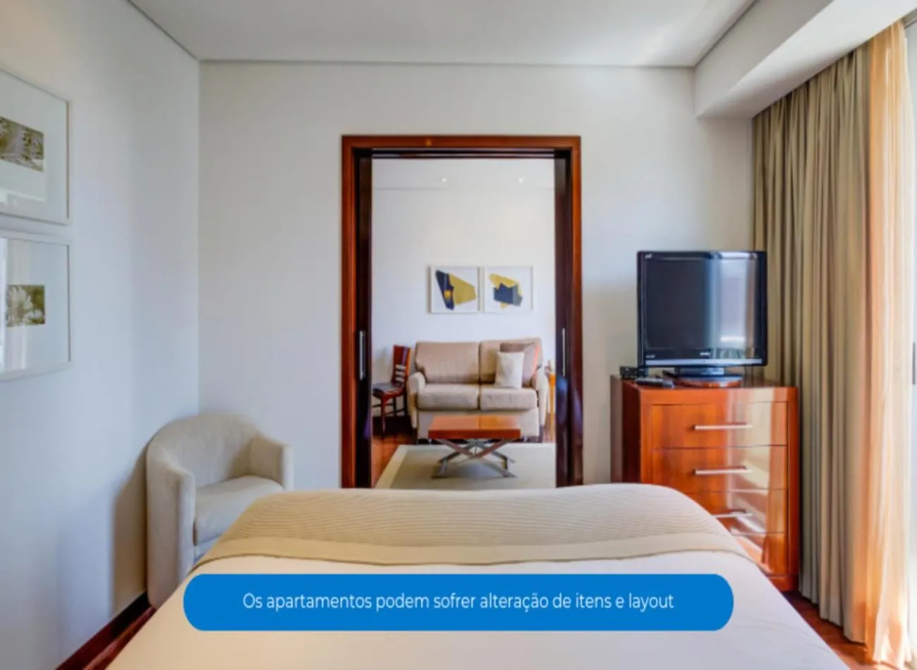 TV and multimedia, Bed in Roomo Transamerica SP GeorgeV Itaim Bibi