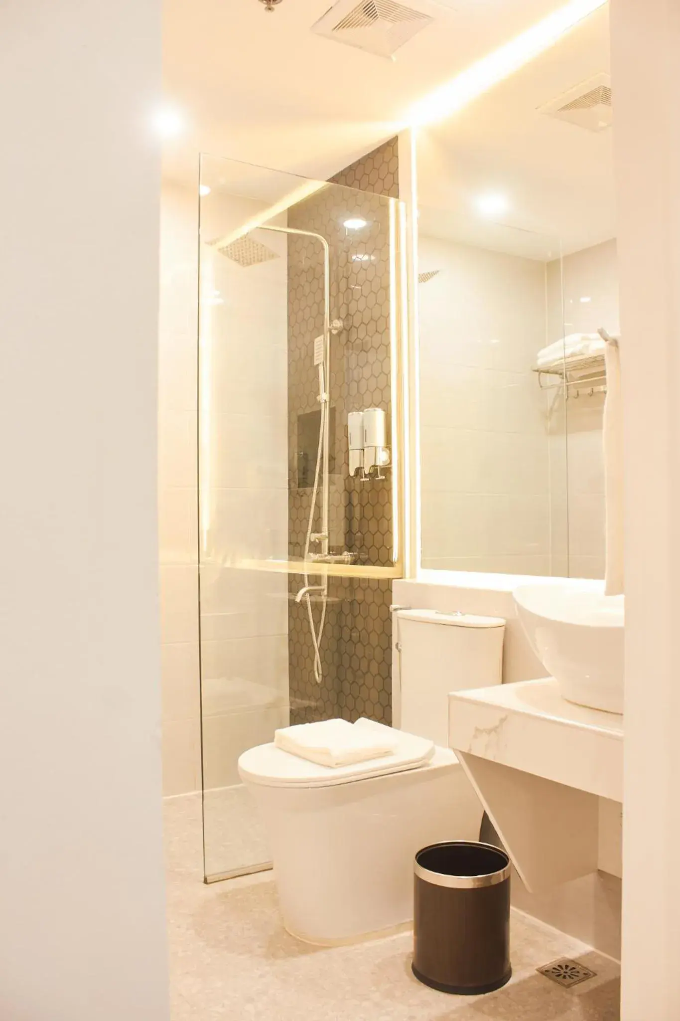 Bathroom in The Blu Hotel Bathroom in The Blu Hotel