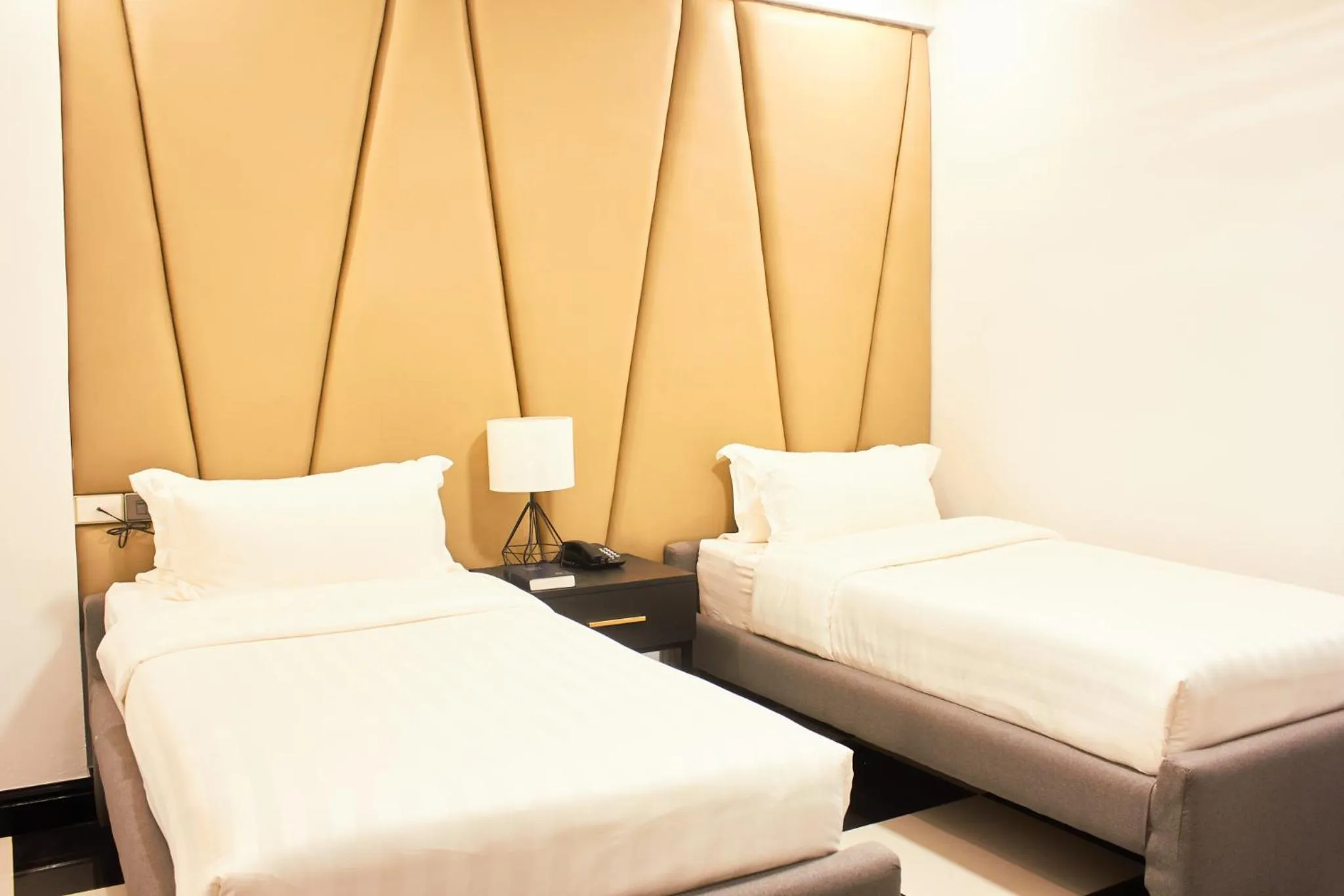 Bed in The Blu Hotel