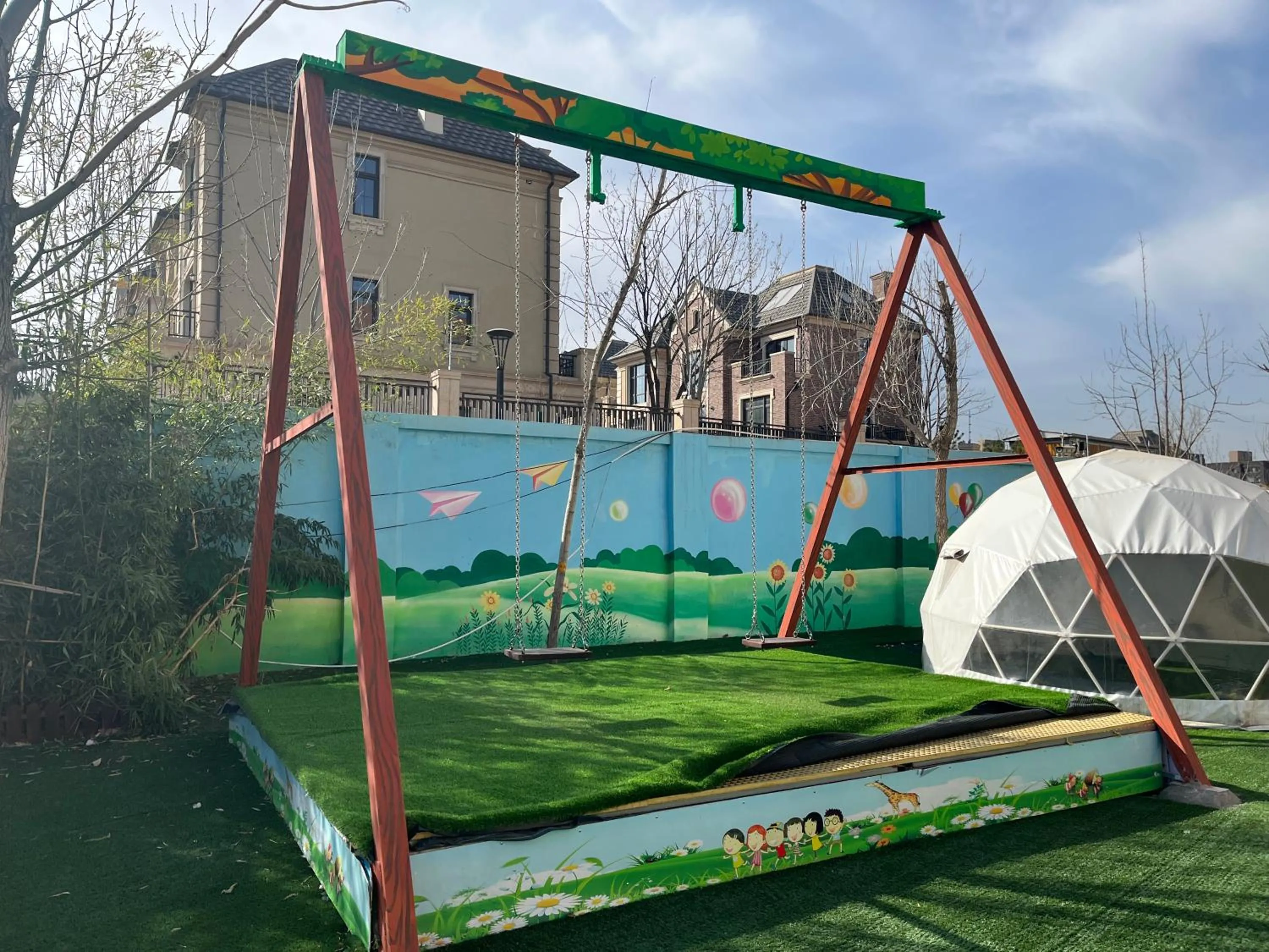Children play ground in HeBei Cuipingshan Guest House