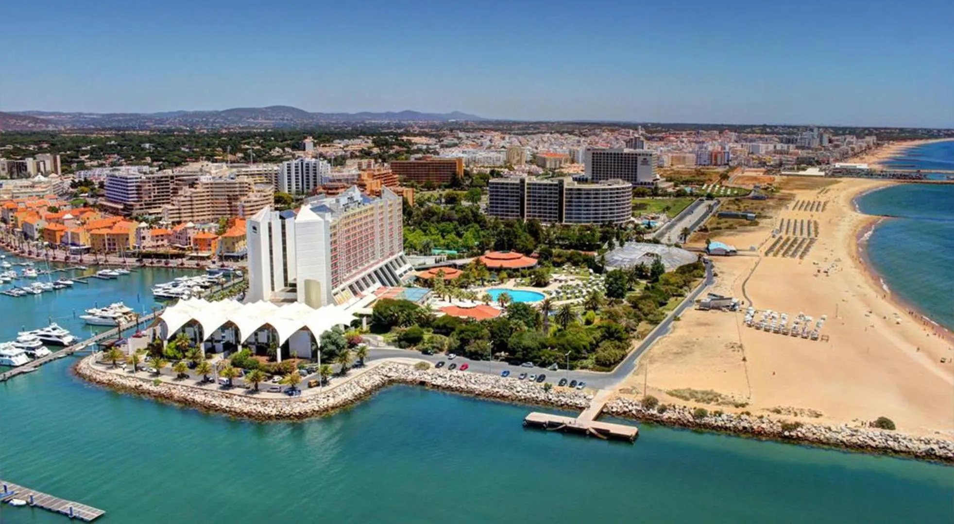 City view in 8-Bed Villa in Vilamoura-Sleeps-Playground-Pool