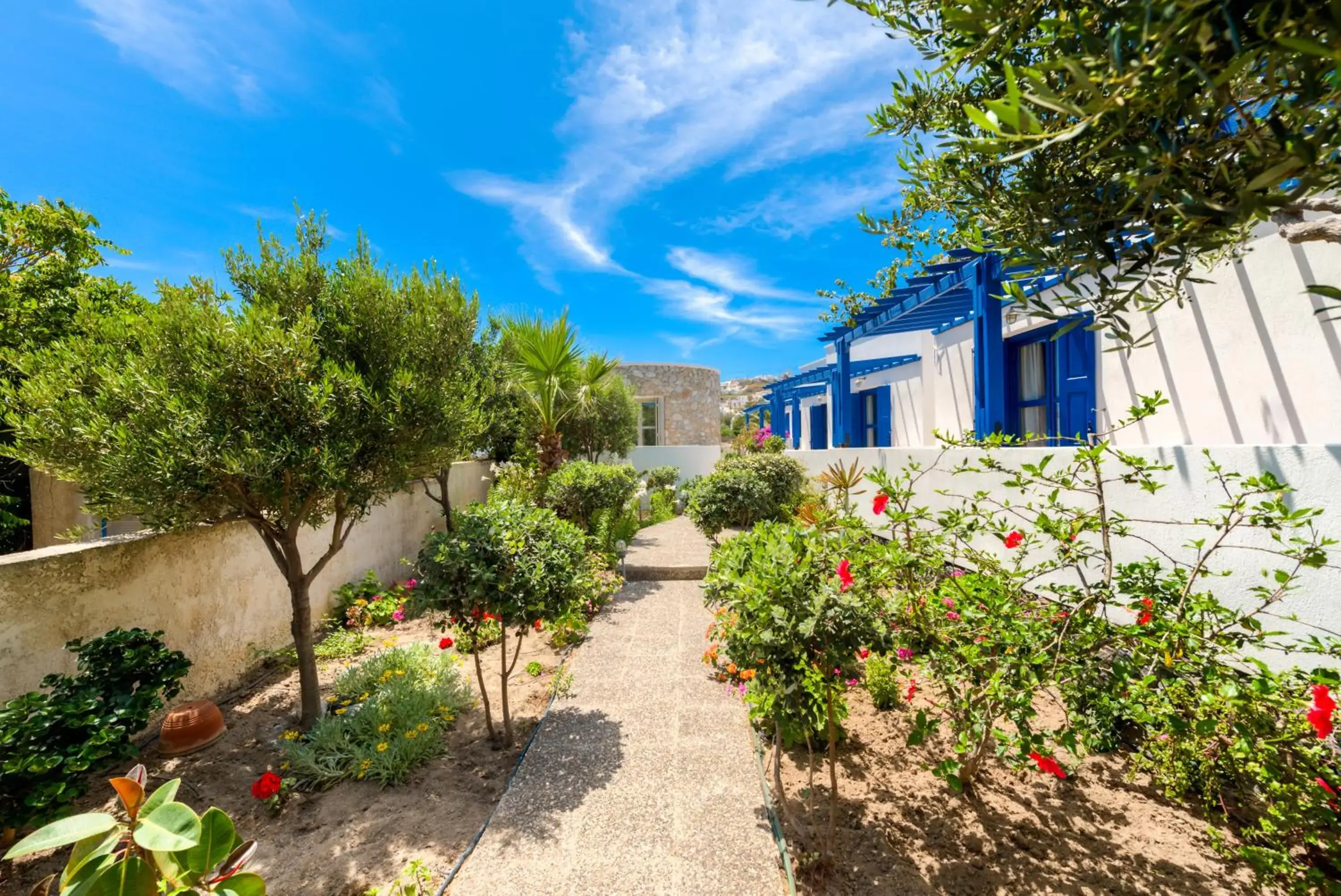 Property building in Hotel Mathios Property building in Hotel Mathios