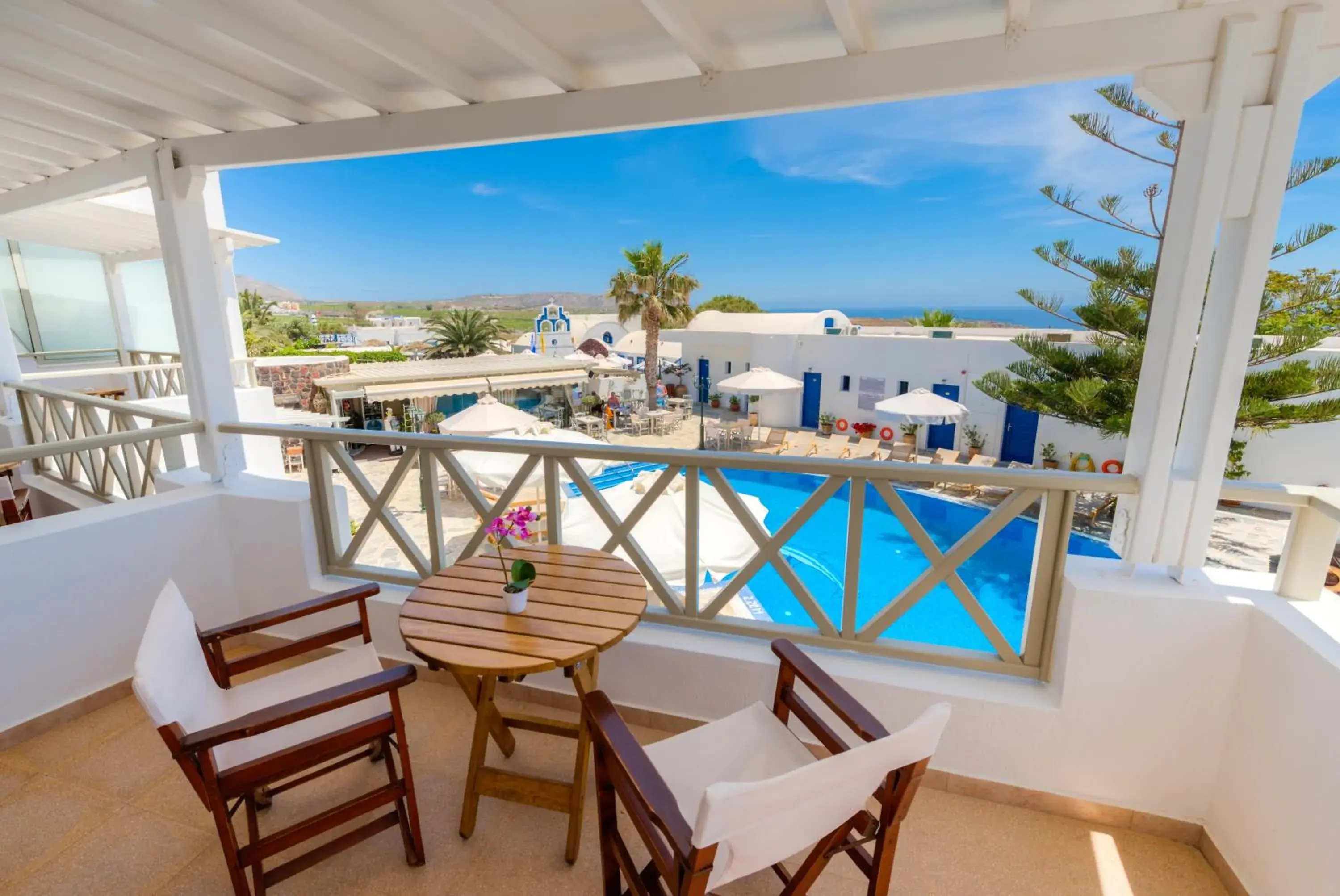 View (from property/room) in Hotel Mathios View (from property/room) in Hotel Mathios