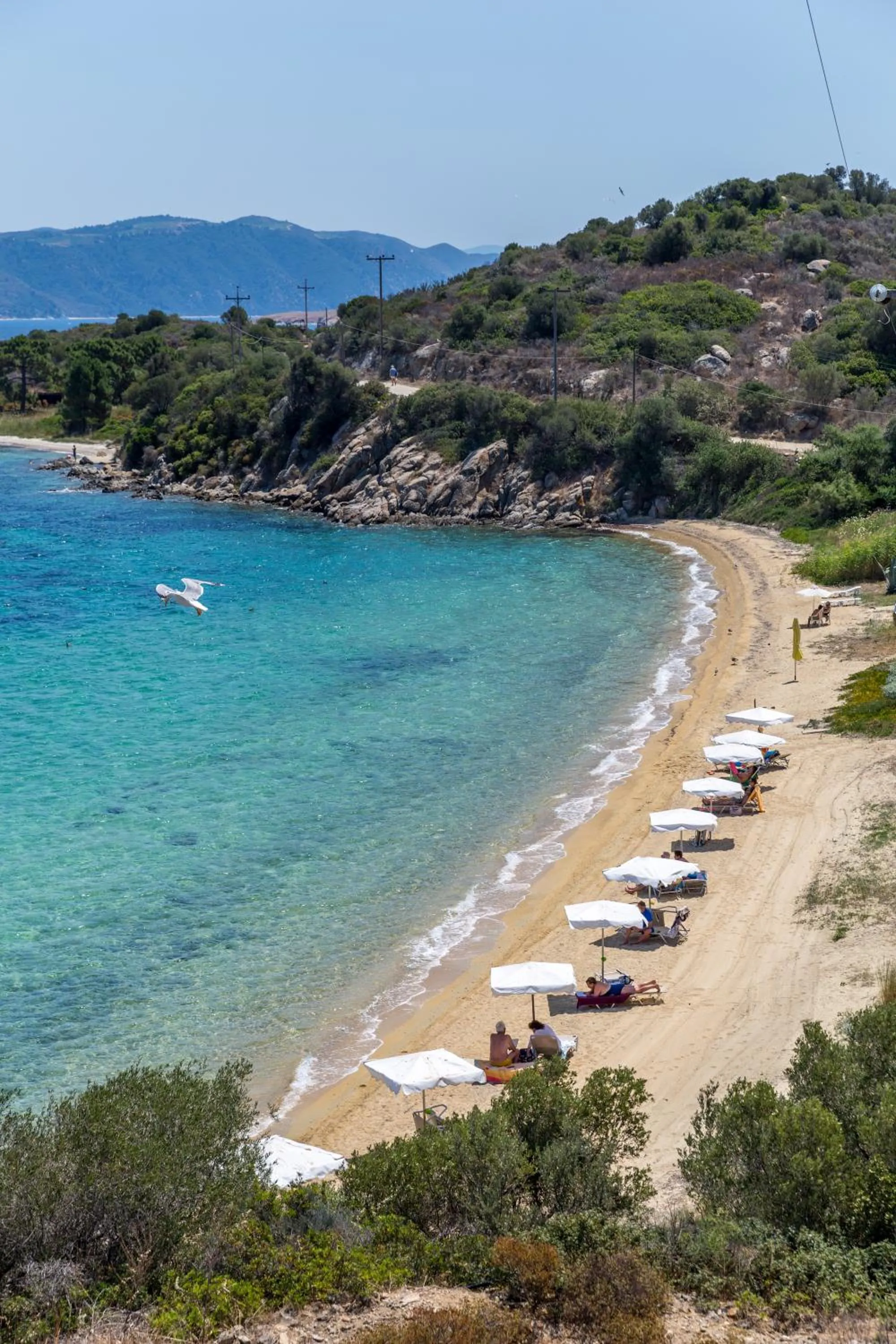 Beach in Agionissi Resort