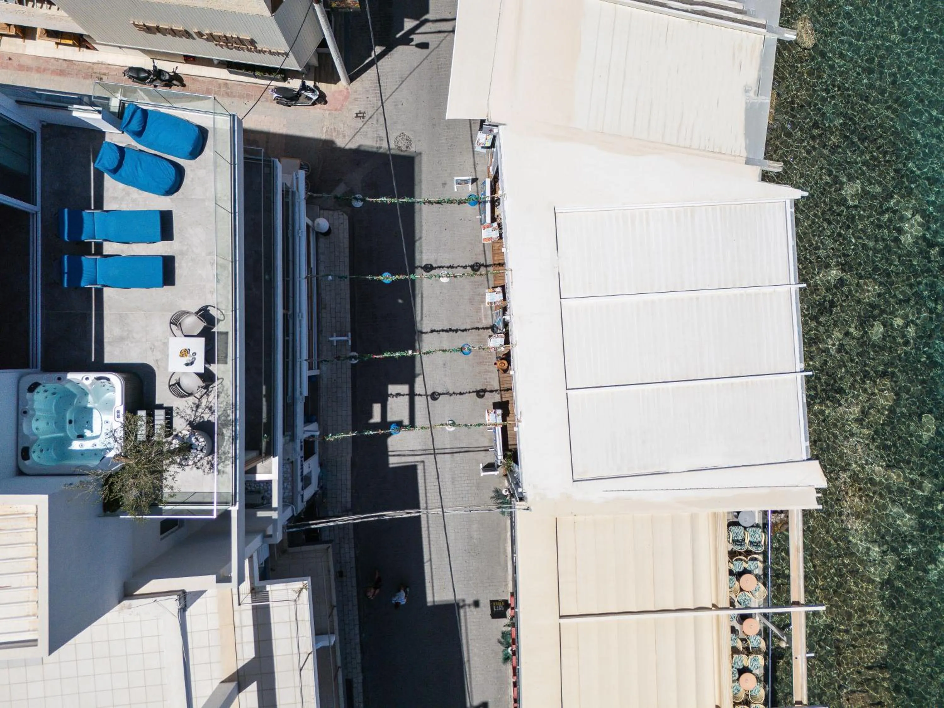 Bird's eye view in Skipper Beachfront Suites