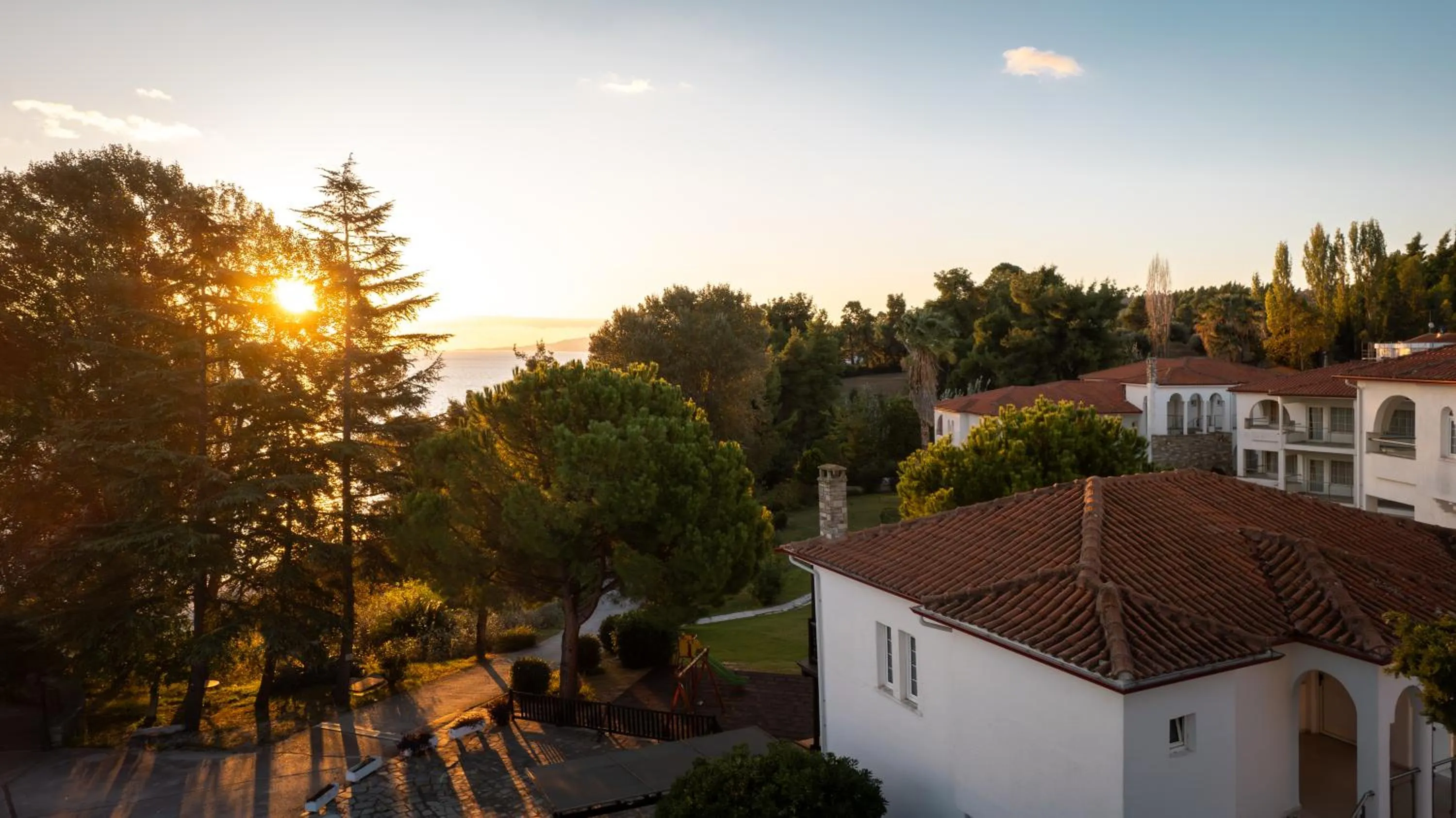 Sunset in Mitsis Alexander the Great Hotel