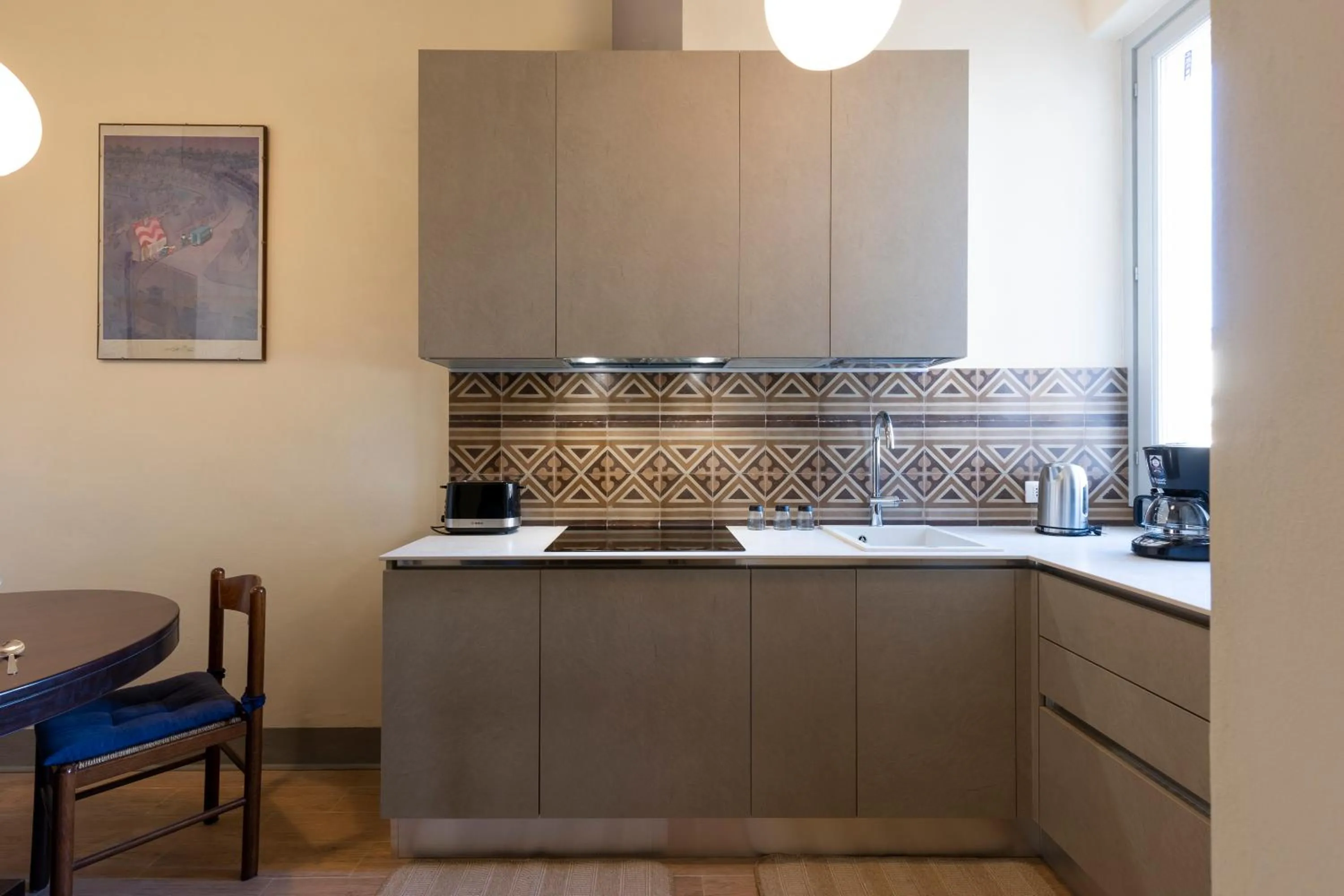 Kitchen or kitchenette in Fossi Elegant Apartment