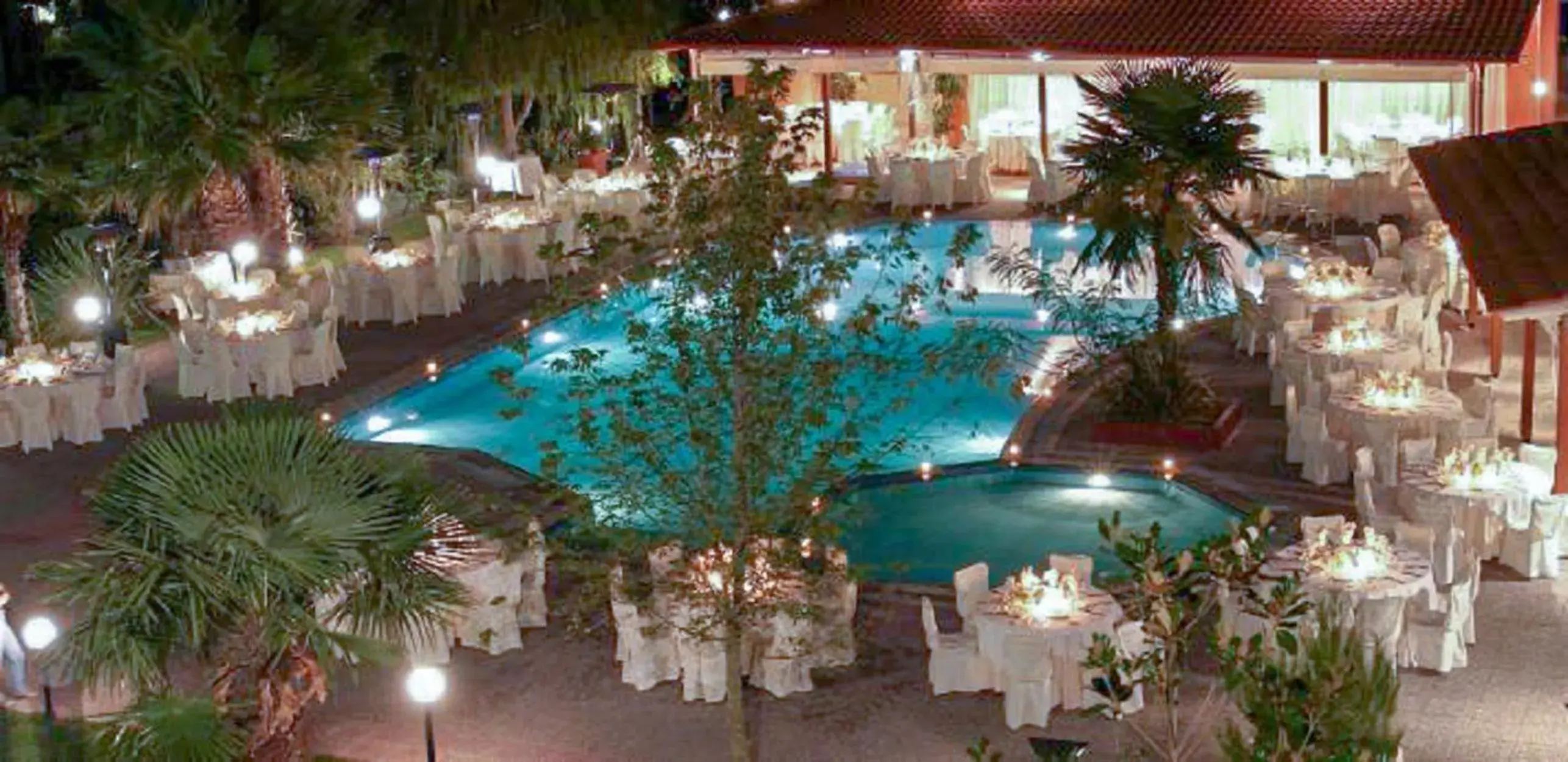 Pool view in Four Seasons Hotel Pool view in Four Seasons Hotel