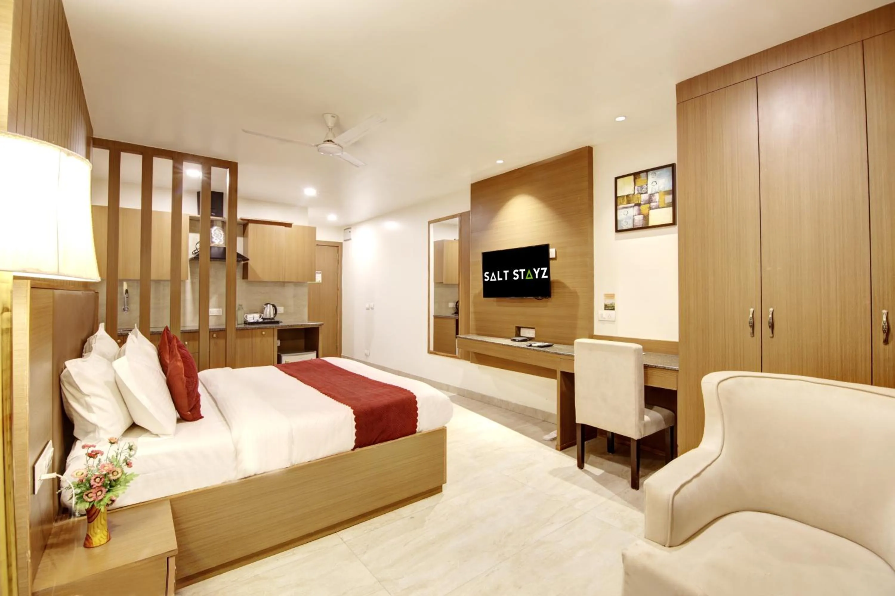 Bed in Saltstayz Select - Unitech Cyber Park