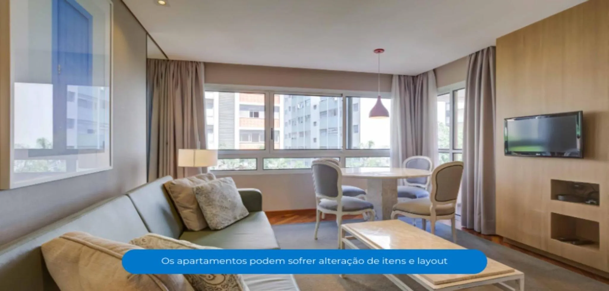 Living room in Roomo Etoile GeorgeV Jardins Residencial