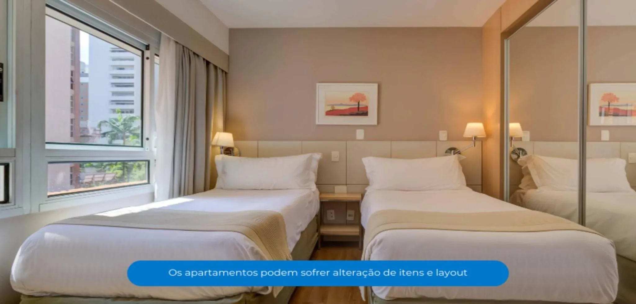 Bed in Roomo Etoile GeorgeV Jardins Residencial