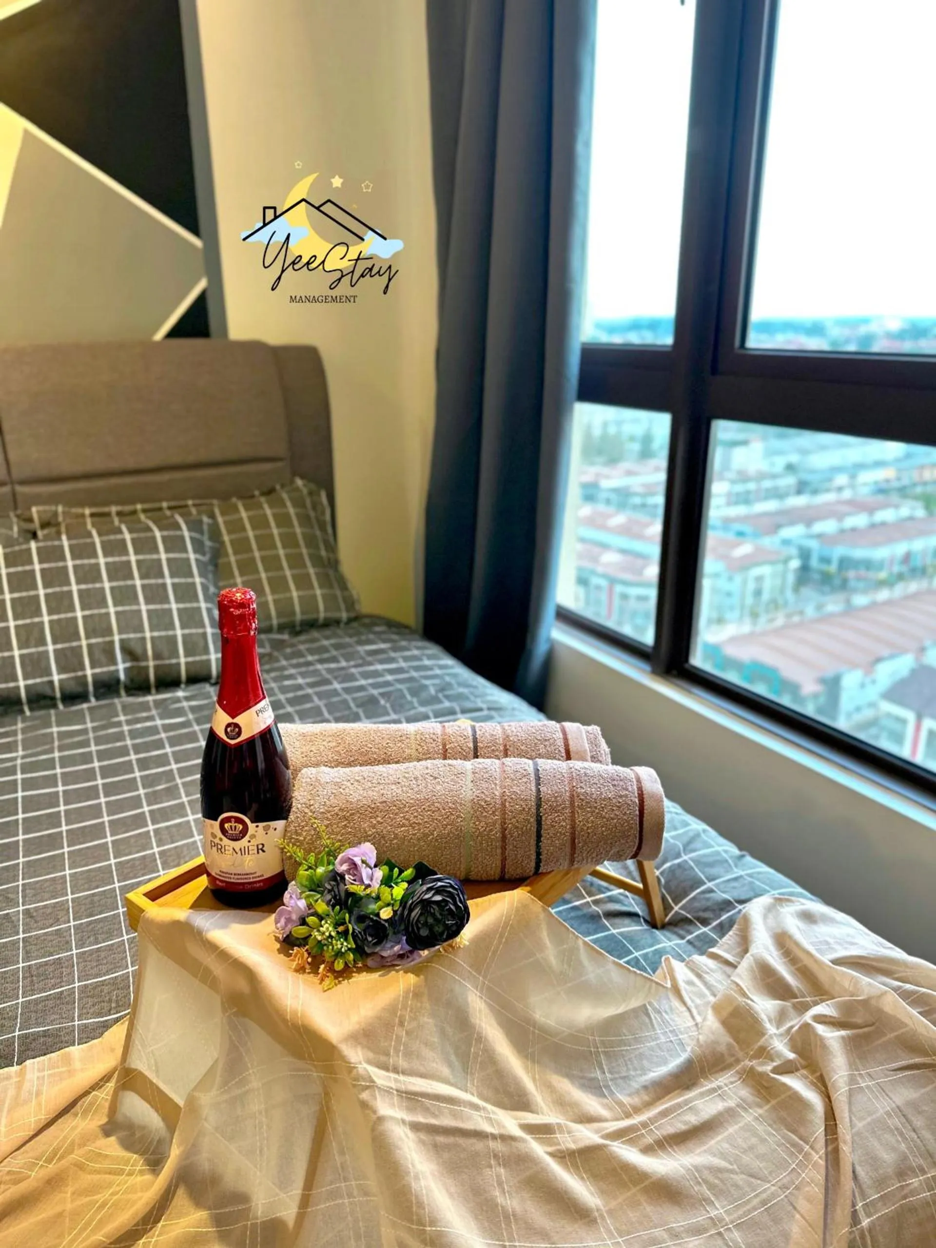 Bed in SeaView PoolView CityView BaliResidence Video game 5minJonker