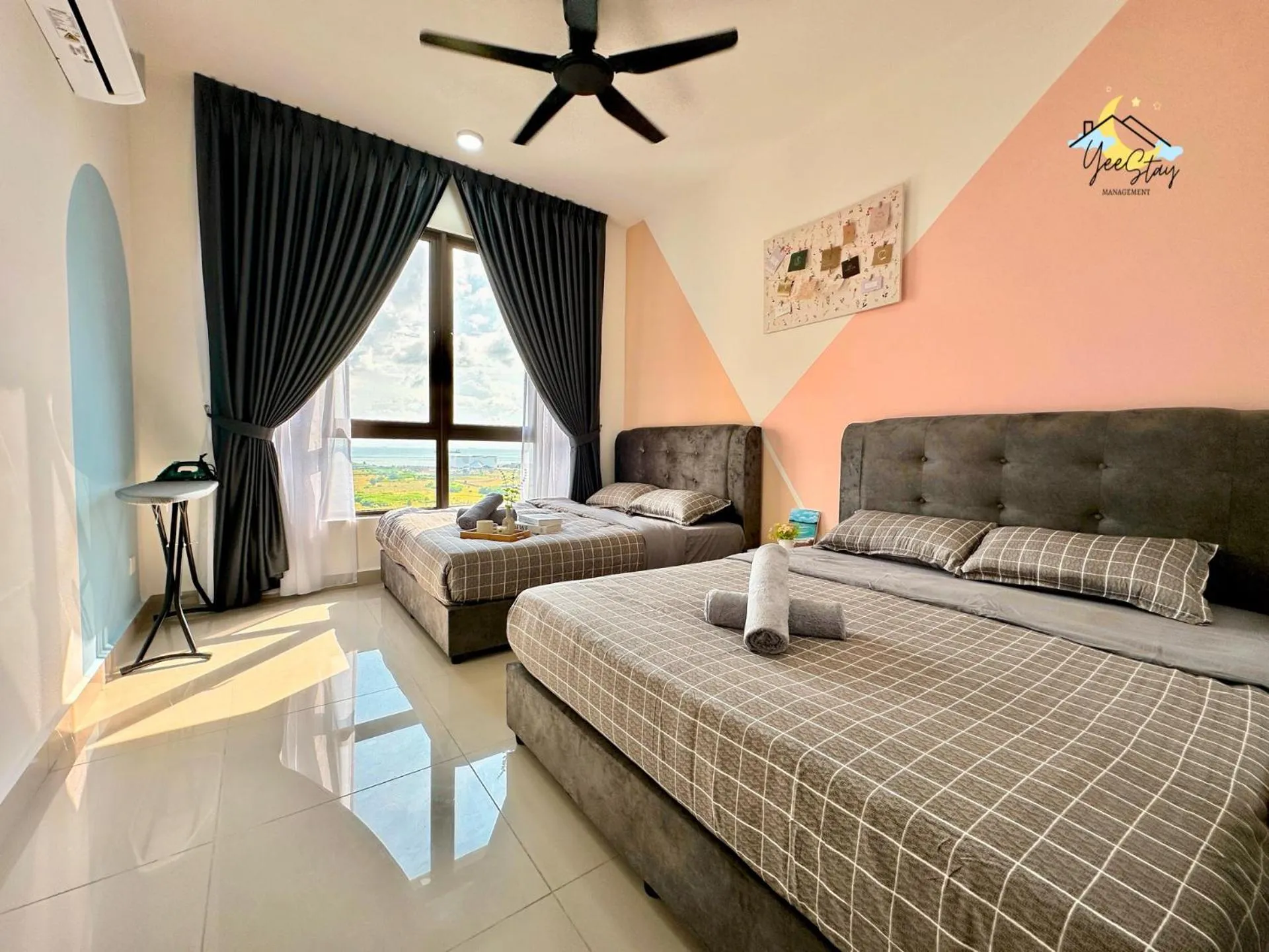 Bed in SeaView PoolView CityView BaliResidence Video game 5minJonker