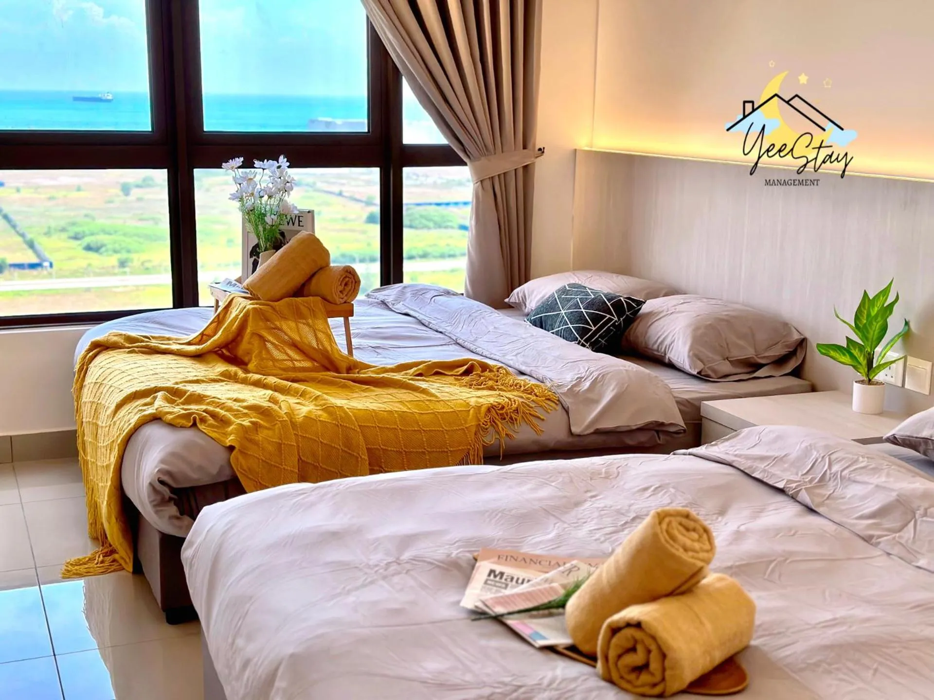 Bed in SeaView PoolView CityView BaliResidence Video game 5minJonker