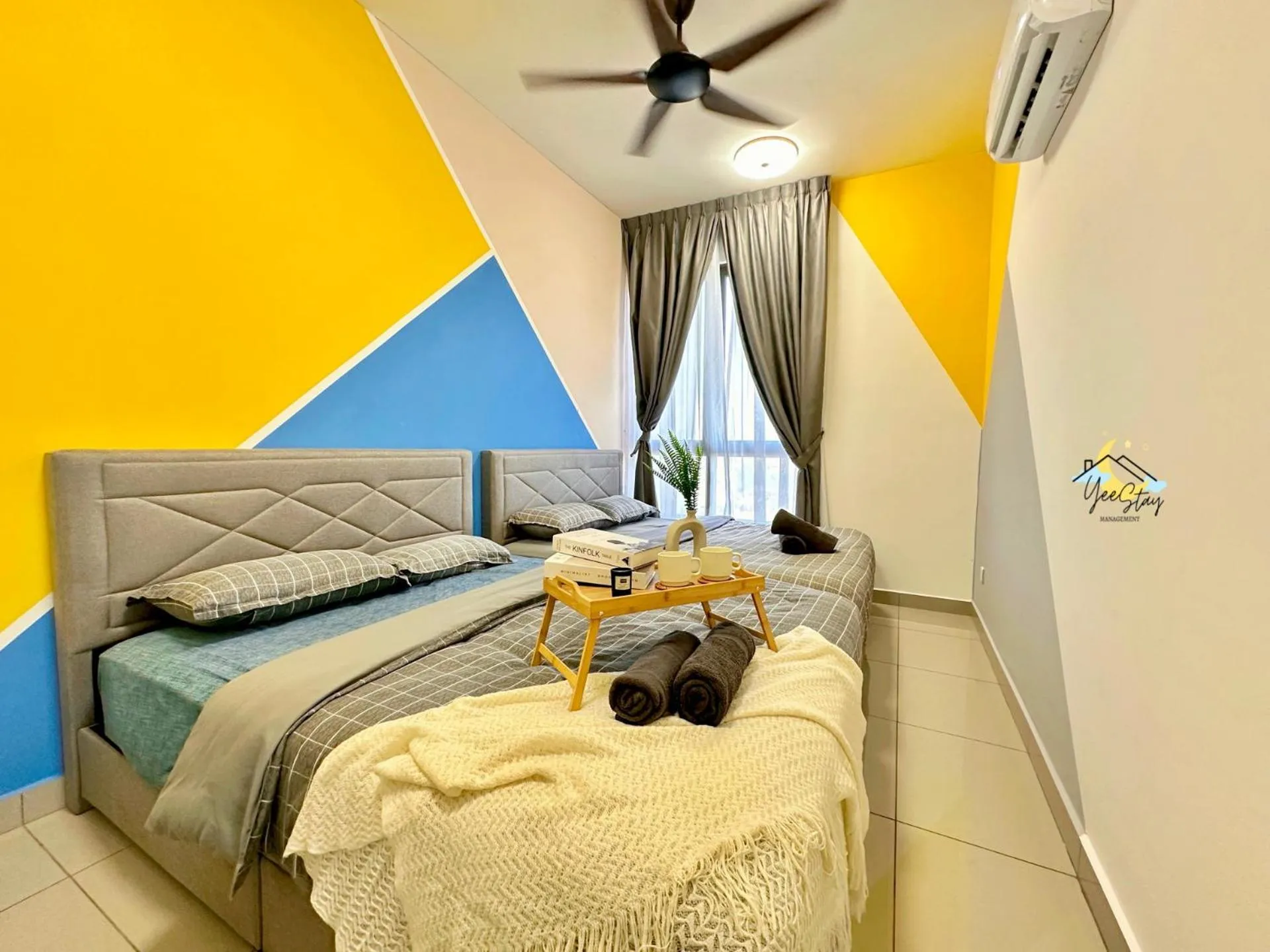 Bed in SeaView PoolView CityView BaliResidence Video game 5minJonker