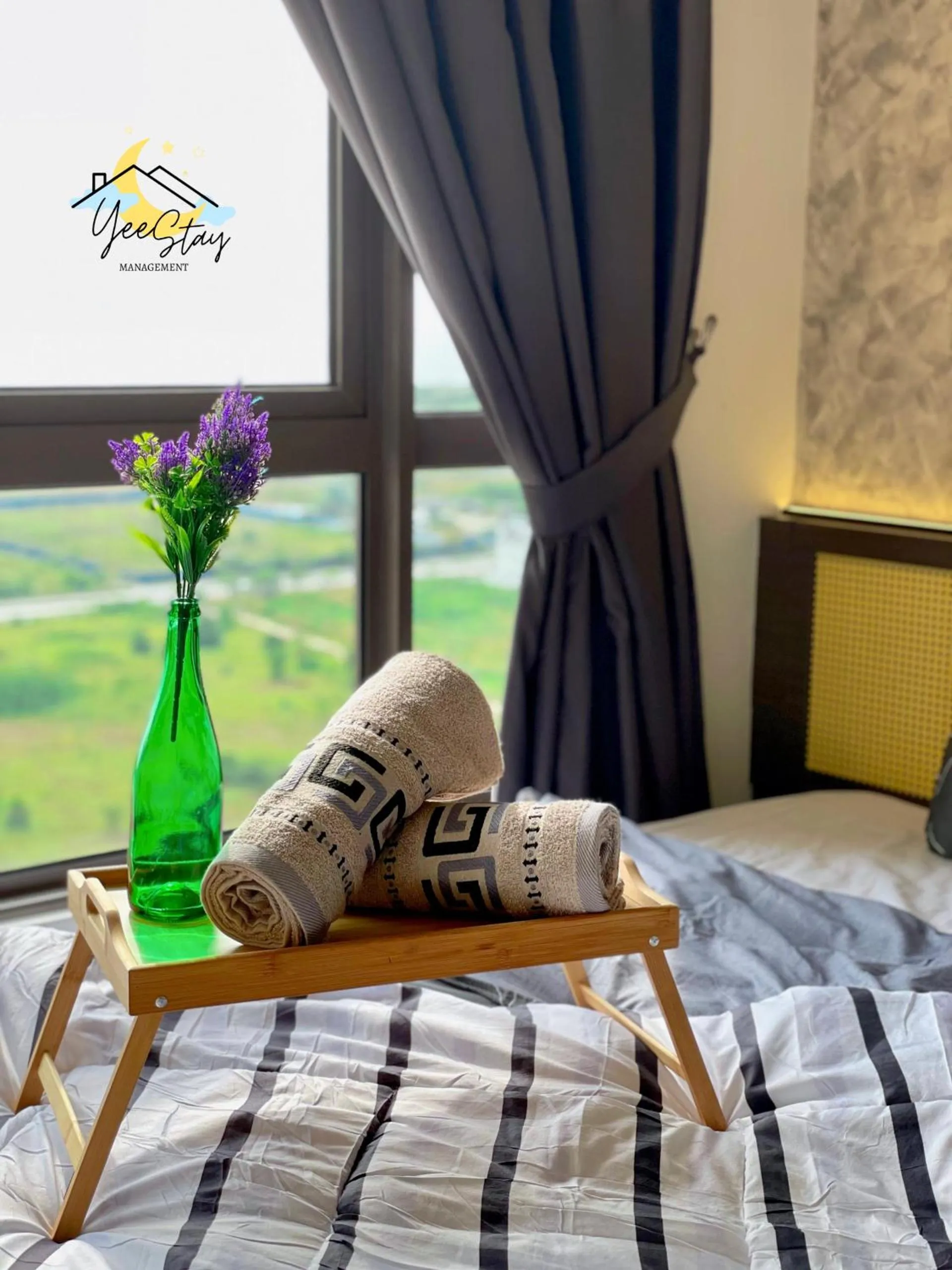 Bed in SeaView PoolView CityView BaliResidence Video game 5minJonker