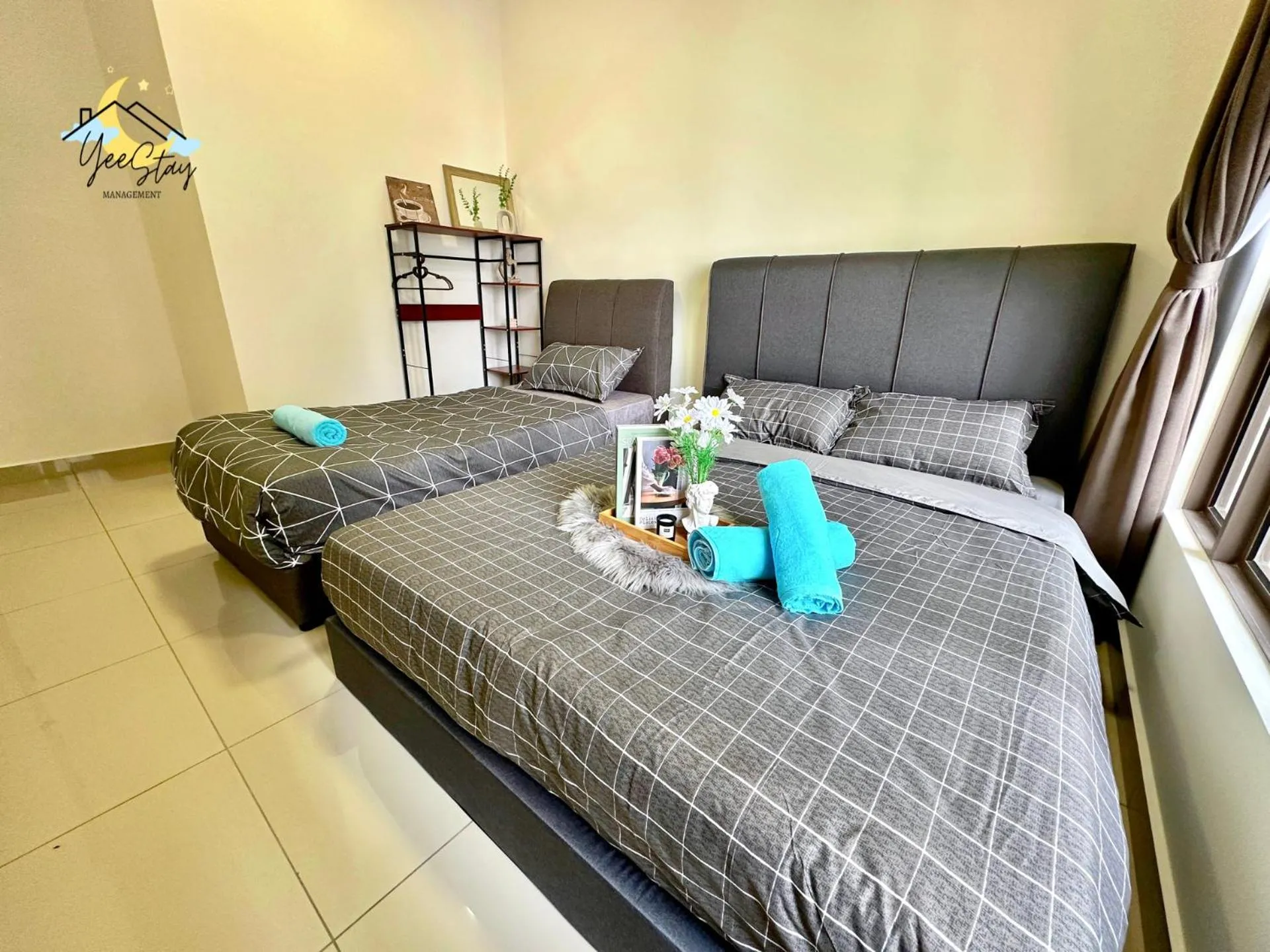 Bed in SeaView PoolView CityView BaliResidence Video game 5minJonker