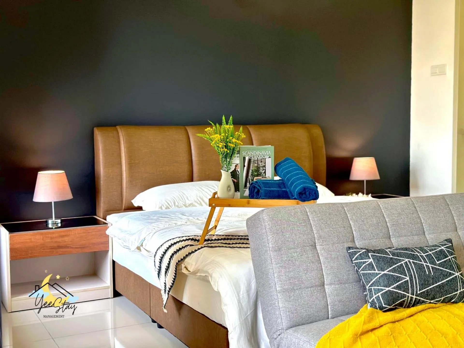 Bed in SeaView PoolView CityView BaliResidence Video game 5minJonker