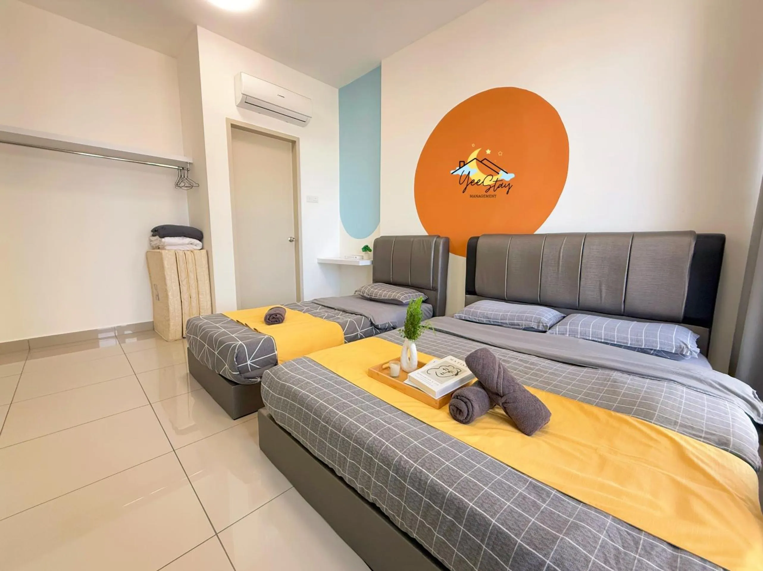 Bed in SeaView PoolView CityView BaliResidence Video game 5minJonker