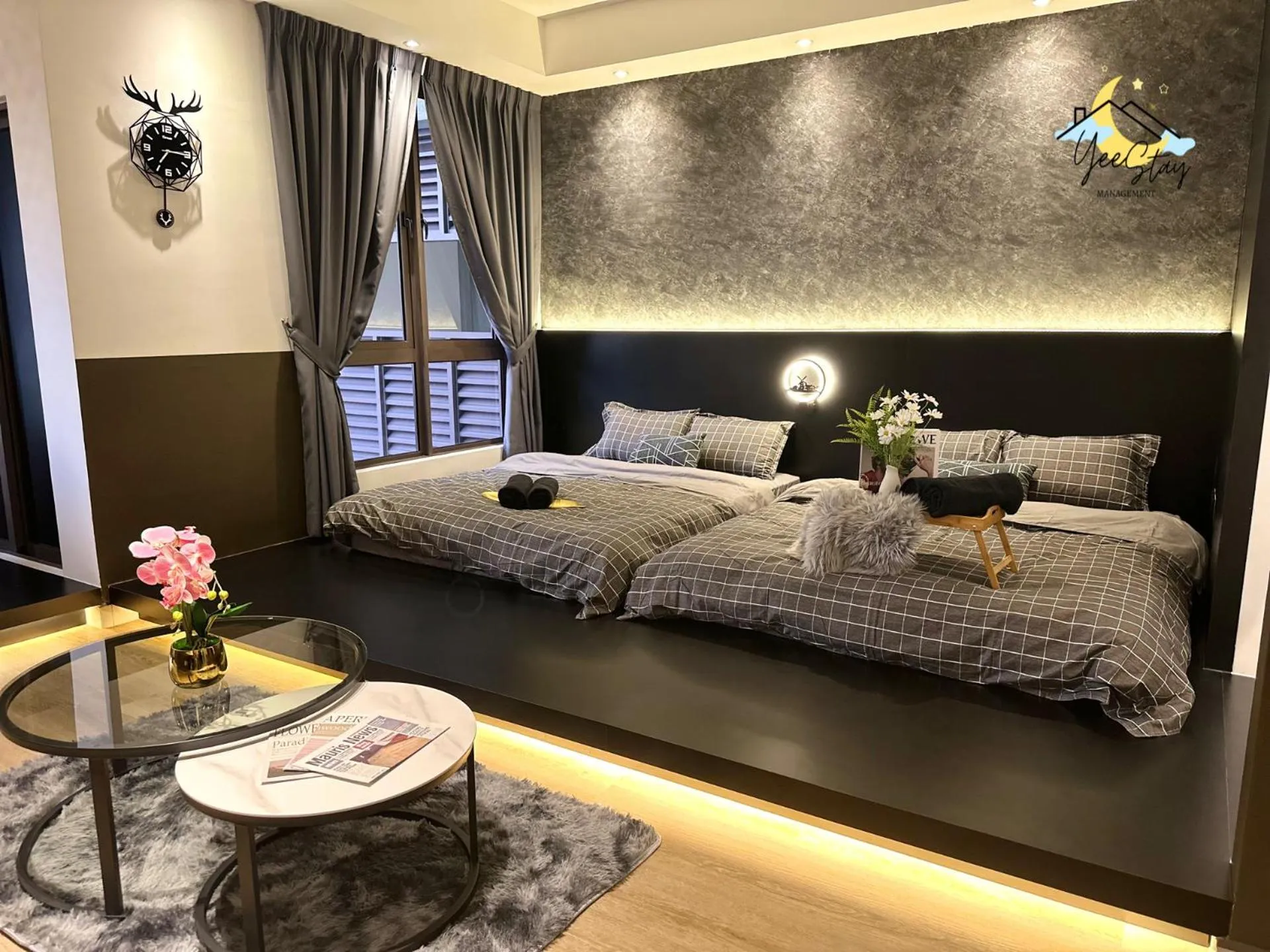 Bed in SeaView PoolView CityView BaliResidence Video game 5minJonker