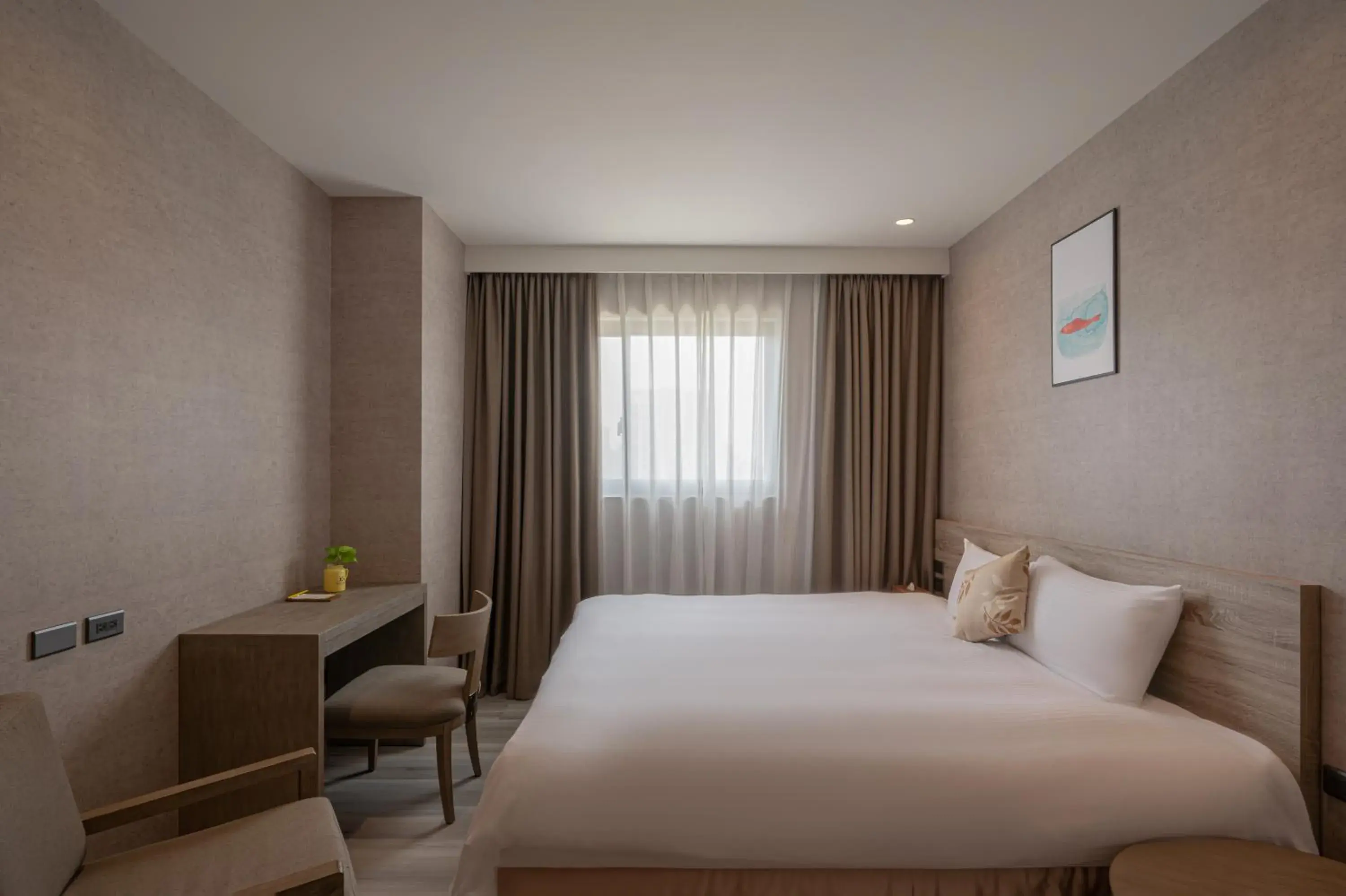 Bed in In Joy Hotel Bed in In Joy Hotel