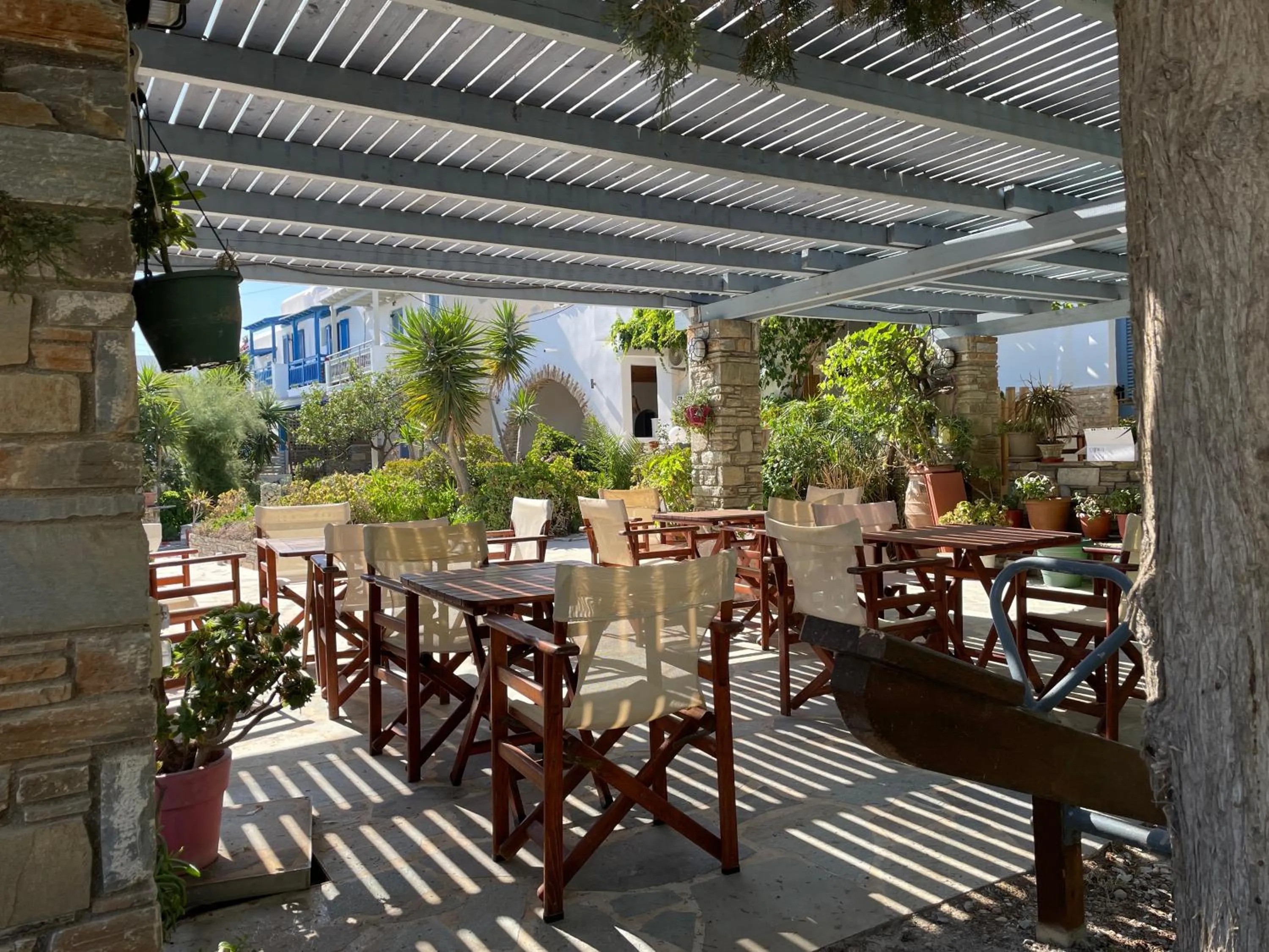 Patio in Ioanna Apartments