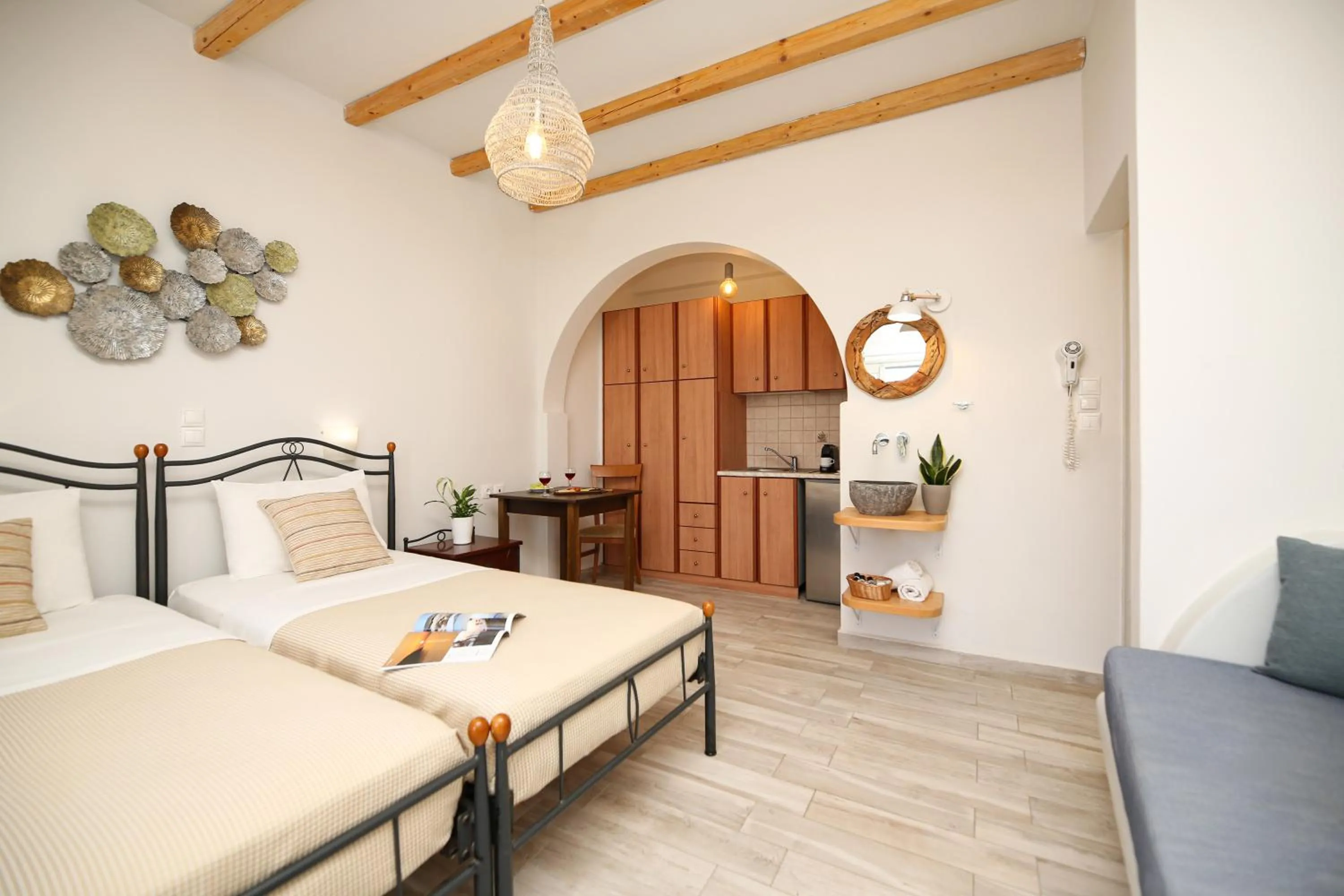 Bed in Ioanna Apartments